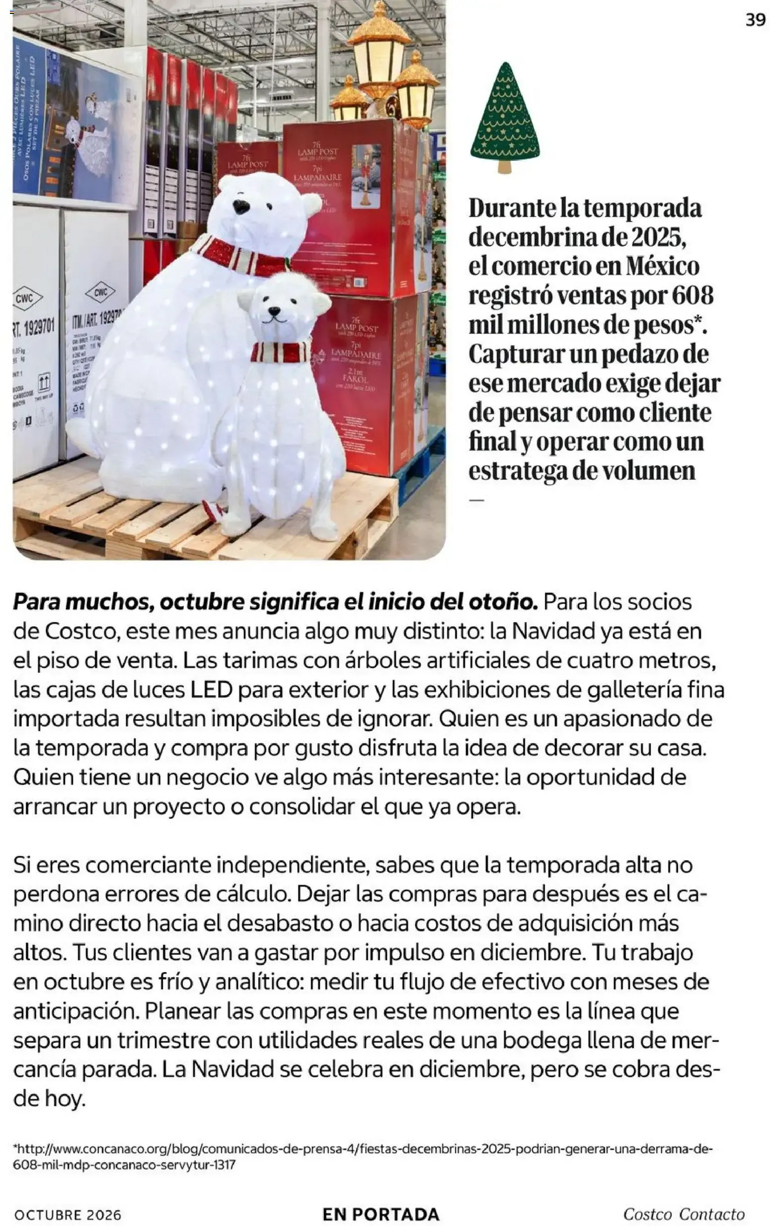Catálogo de Costco Contacto: Navidad en Costco 1 de octubre al 31 de octubre 2026 - Pagina 39