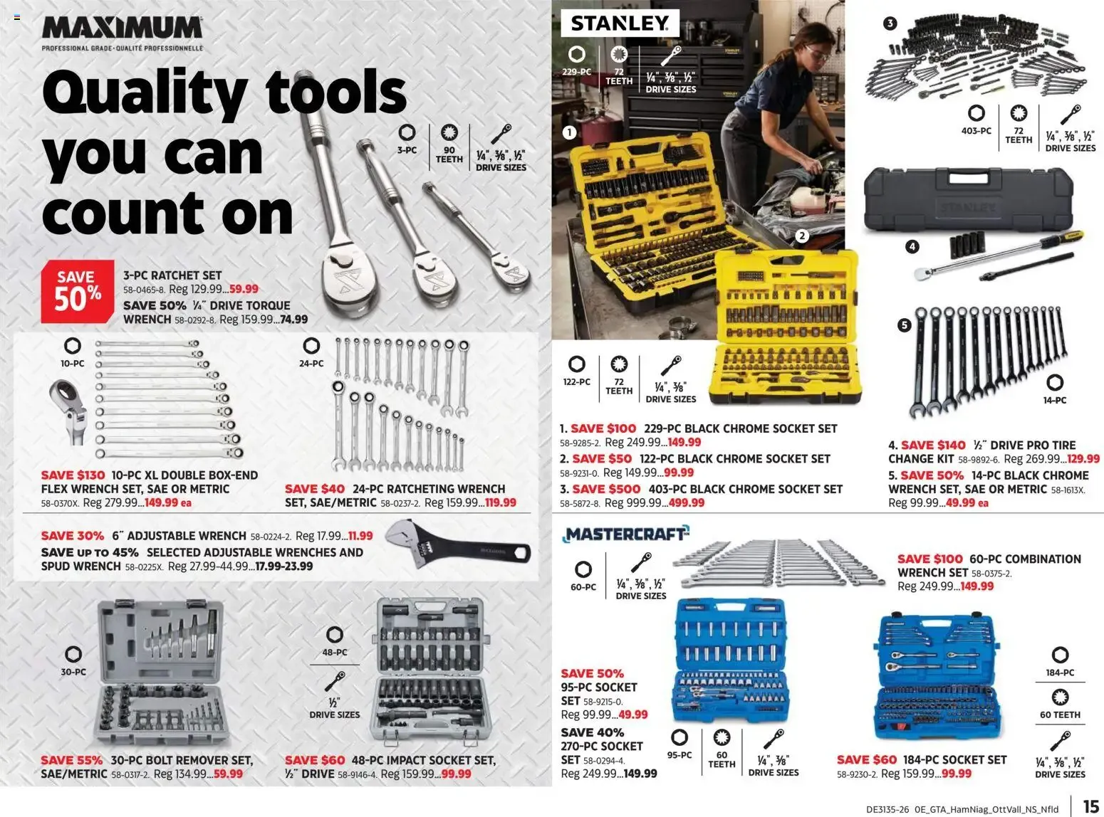 Canadian Tire flyer - The Ultimate Tool Guide from Aug 27, 2026 > weekly specials & deals from August 27 to September 16 2026 - flyer page 15