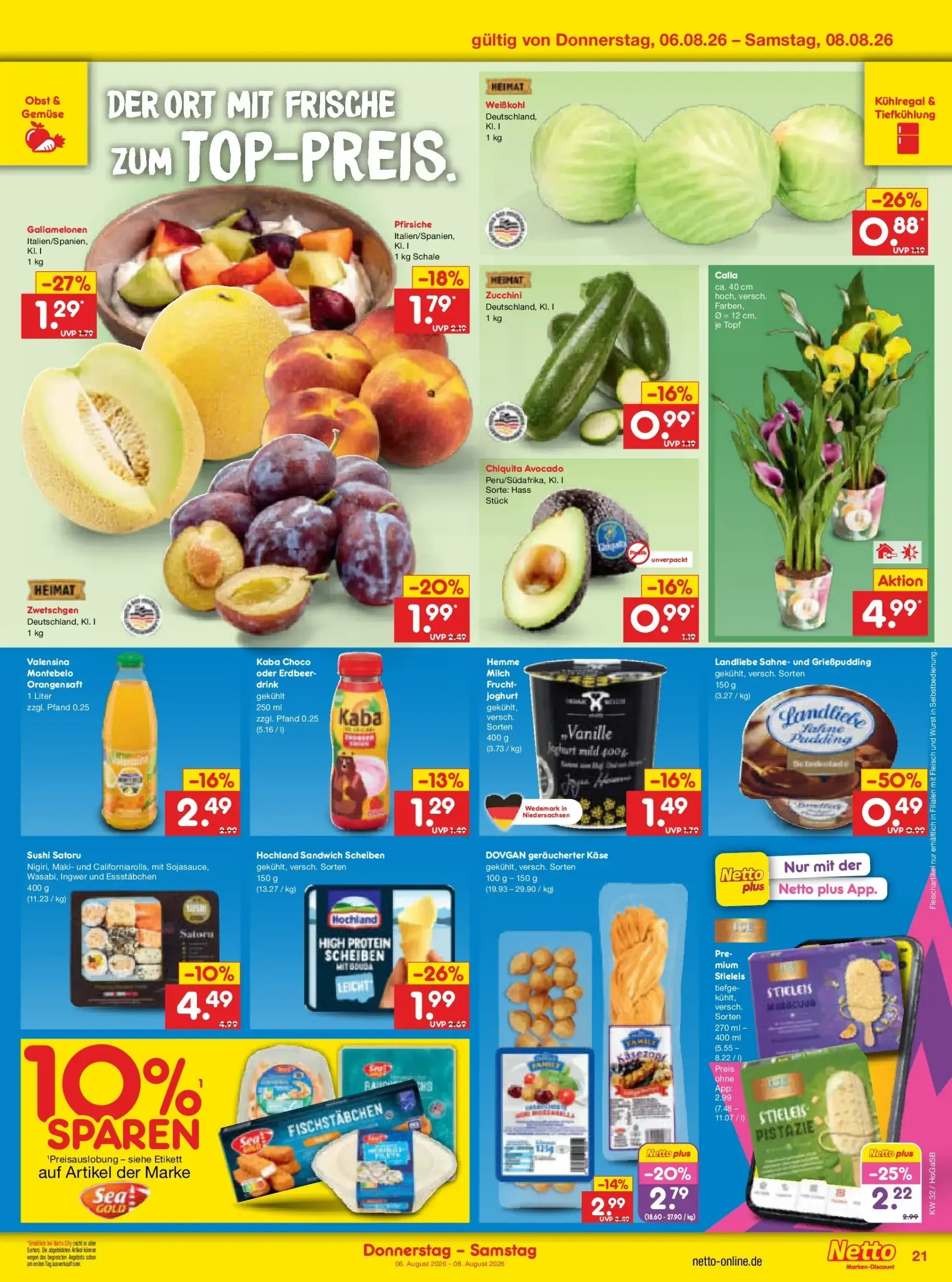 Netto Marken Discount Prospekt – von Montag 03.08.2026 bis Samstag 08.08.2026 von 3. August bis 8. August 2026 - Prospekt seite 39