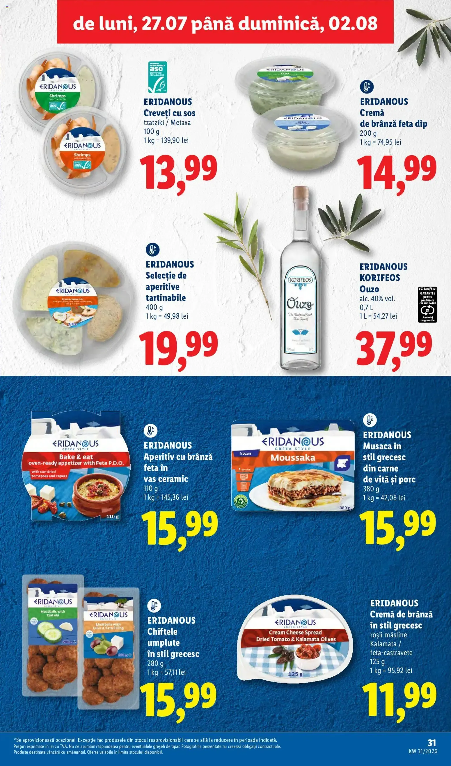 Catalog Catalog LIDL 27.07.2026 - Oferta și Revista online de la 27 iulie până la 2 august 2026 - Revista Pagina 31