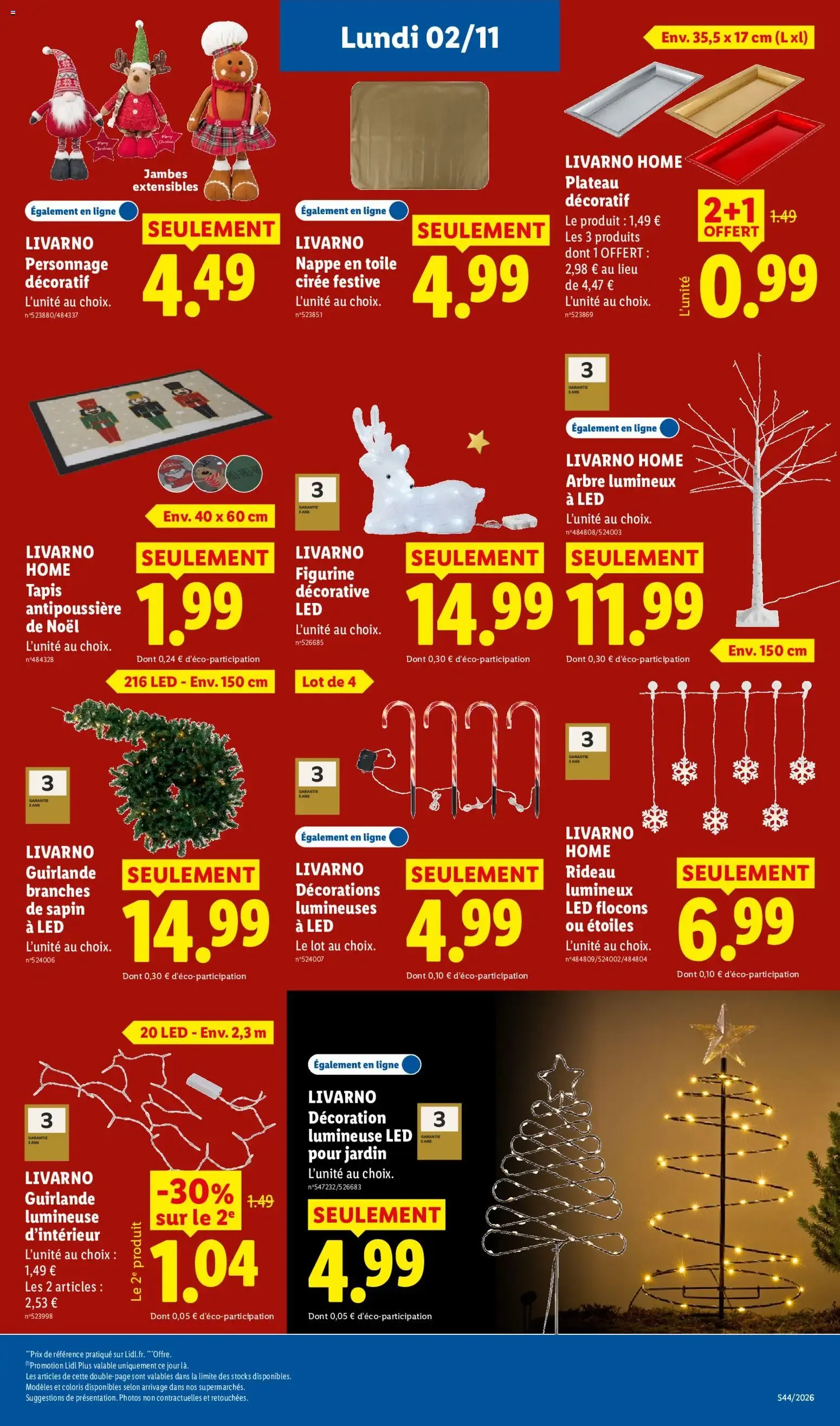 LIDL: Faites briller les fêtes à prix minis ! du 29 octobre au 4 novembre 2026 - Catalogue page 54