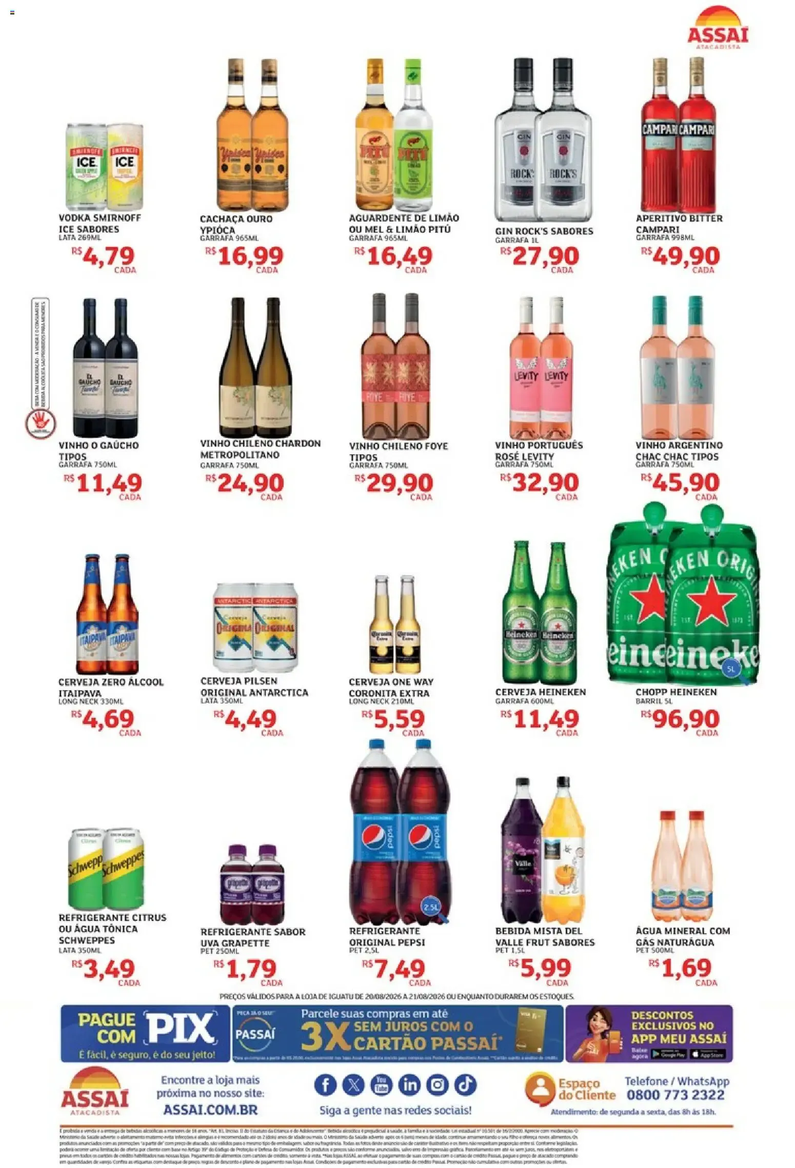 Encarte de Assaí Atacadista - 5ª e 6ª Feirassai 20 de agosto até 21 de agosto 2026 - Pagina 2