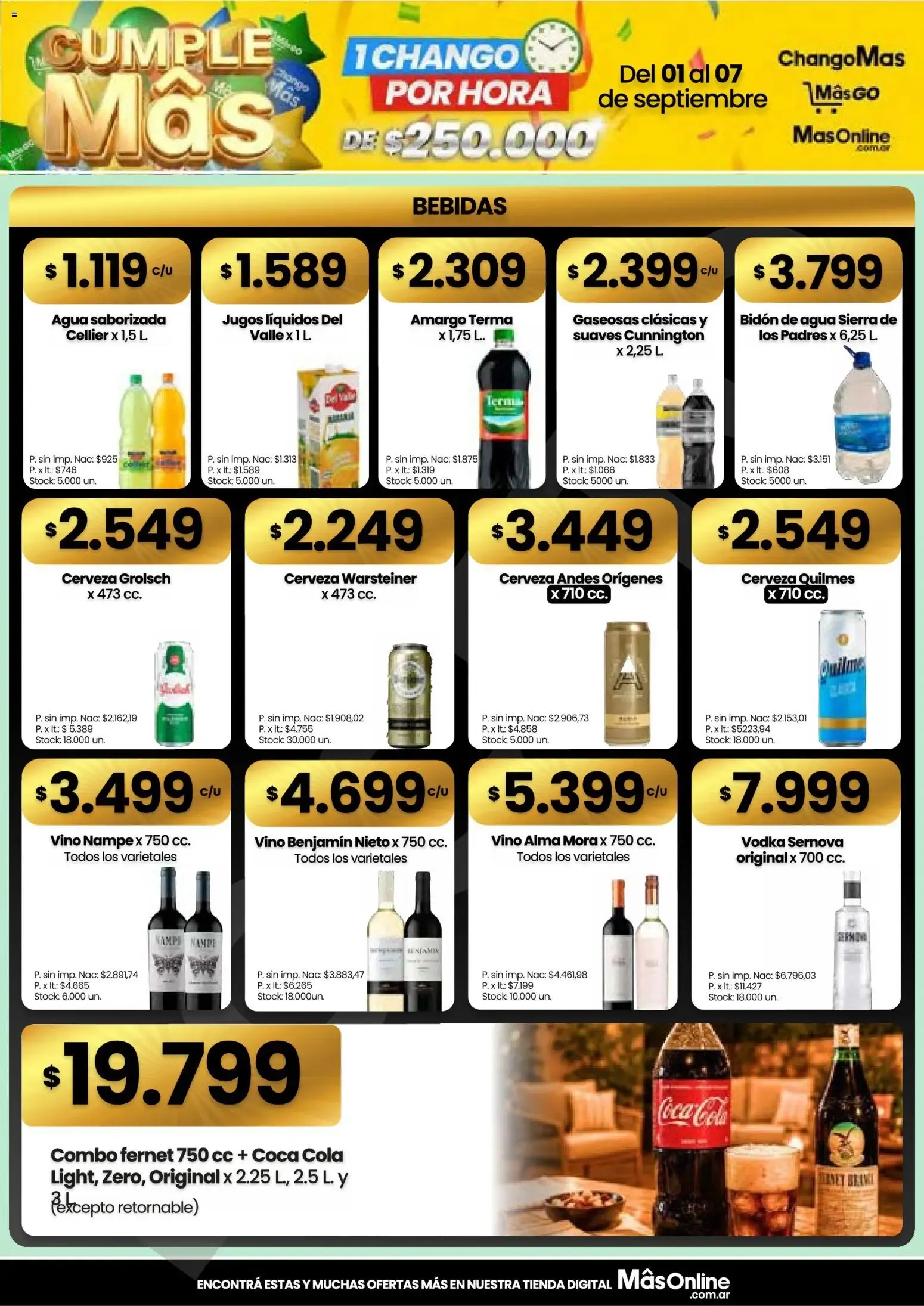 Ofertas de Changomas ofertas || del 01/09/2026 - 07/09/2026 || Catálogo 1 de septiembre al 7 de septiembre 2026 - Página 6 del catálogo