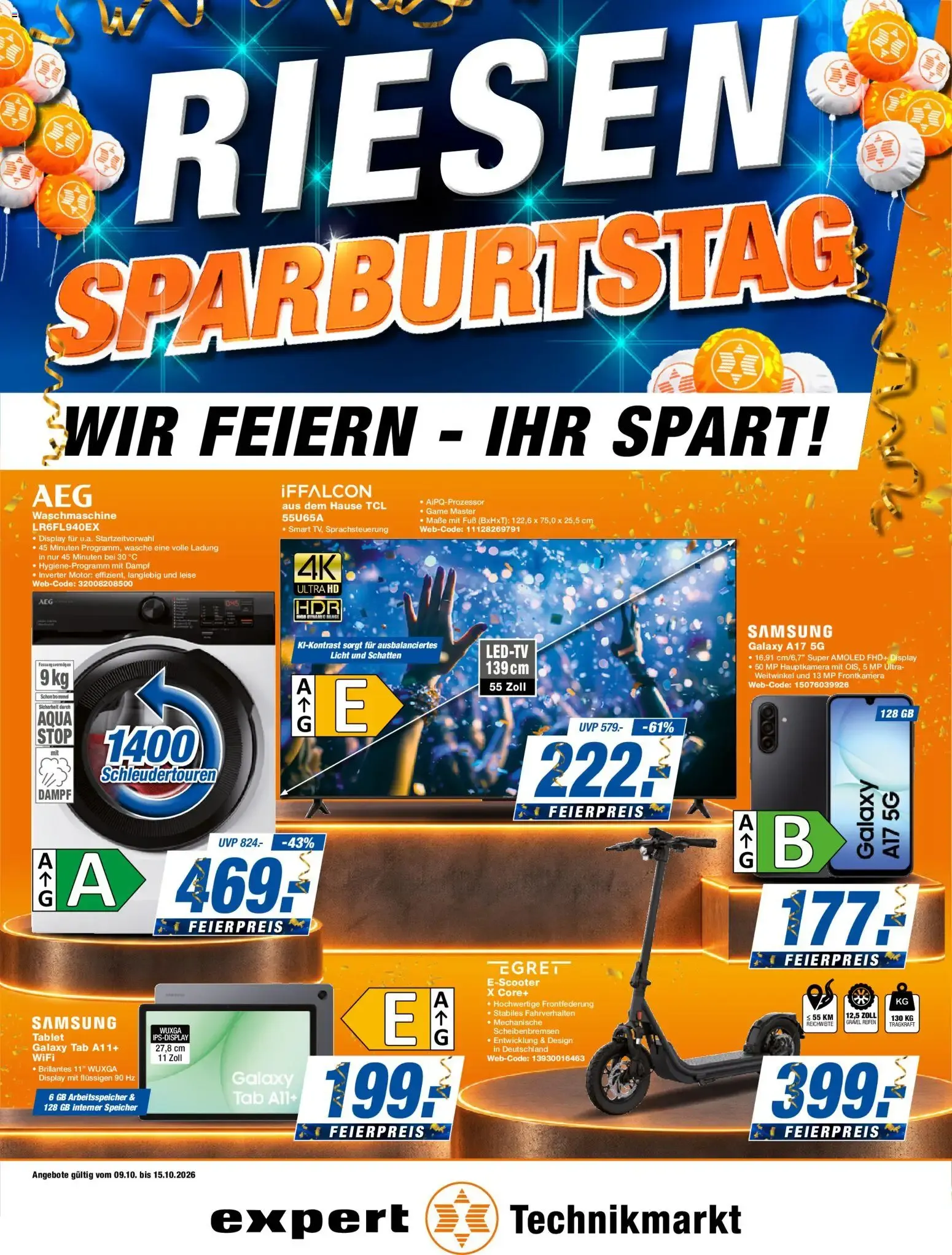 RIESEN SPARBURTSTAG