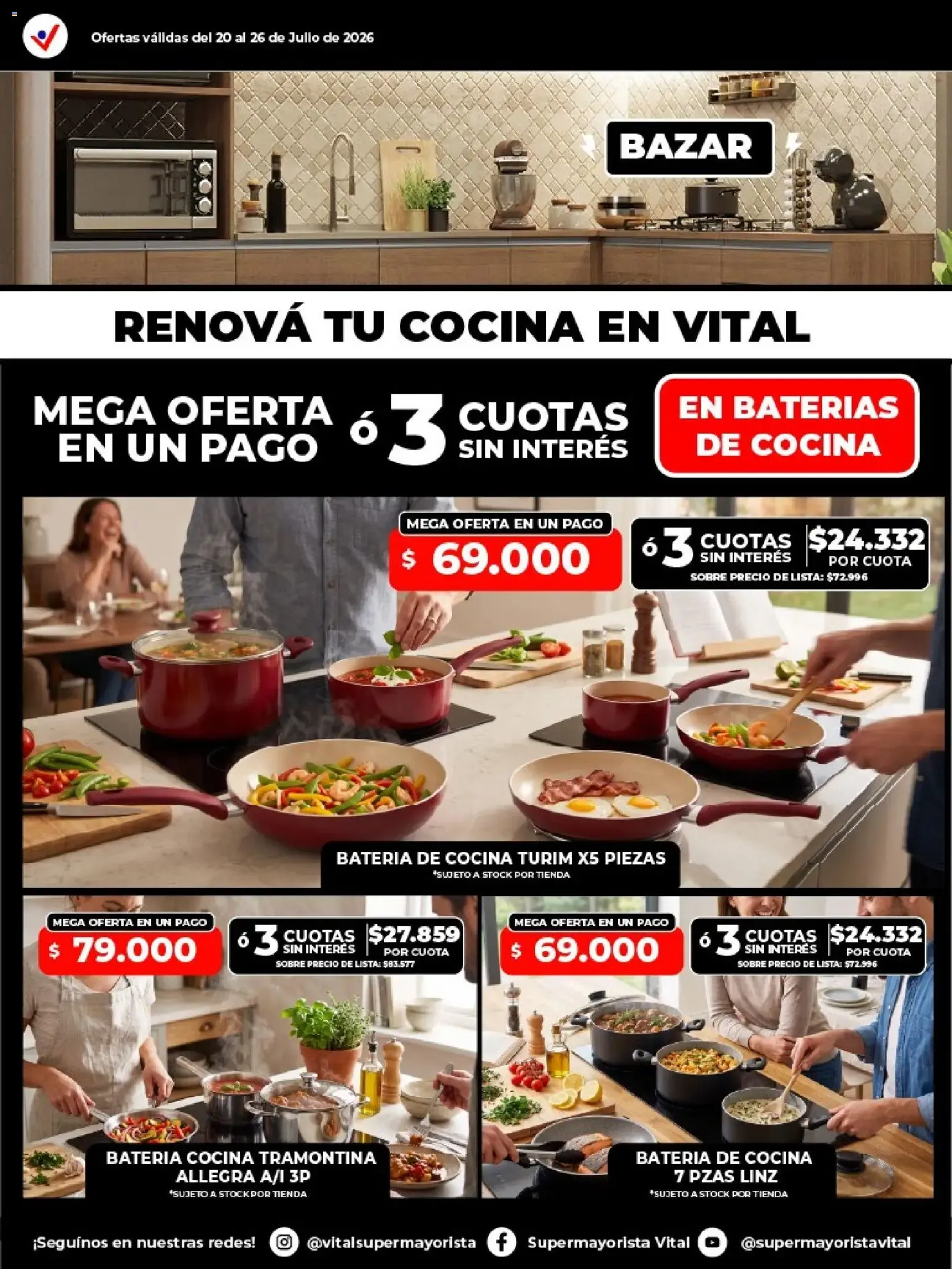 Ofertas de Vital - Especial de nonfood || del 20/07/2026 - 26/07/2026 || Catálogo 20 de julio al 26 de julio 2026 - Página 3 del catálogo
