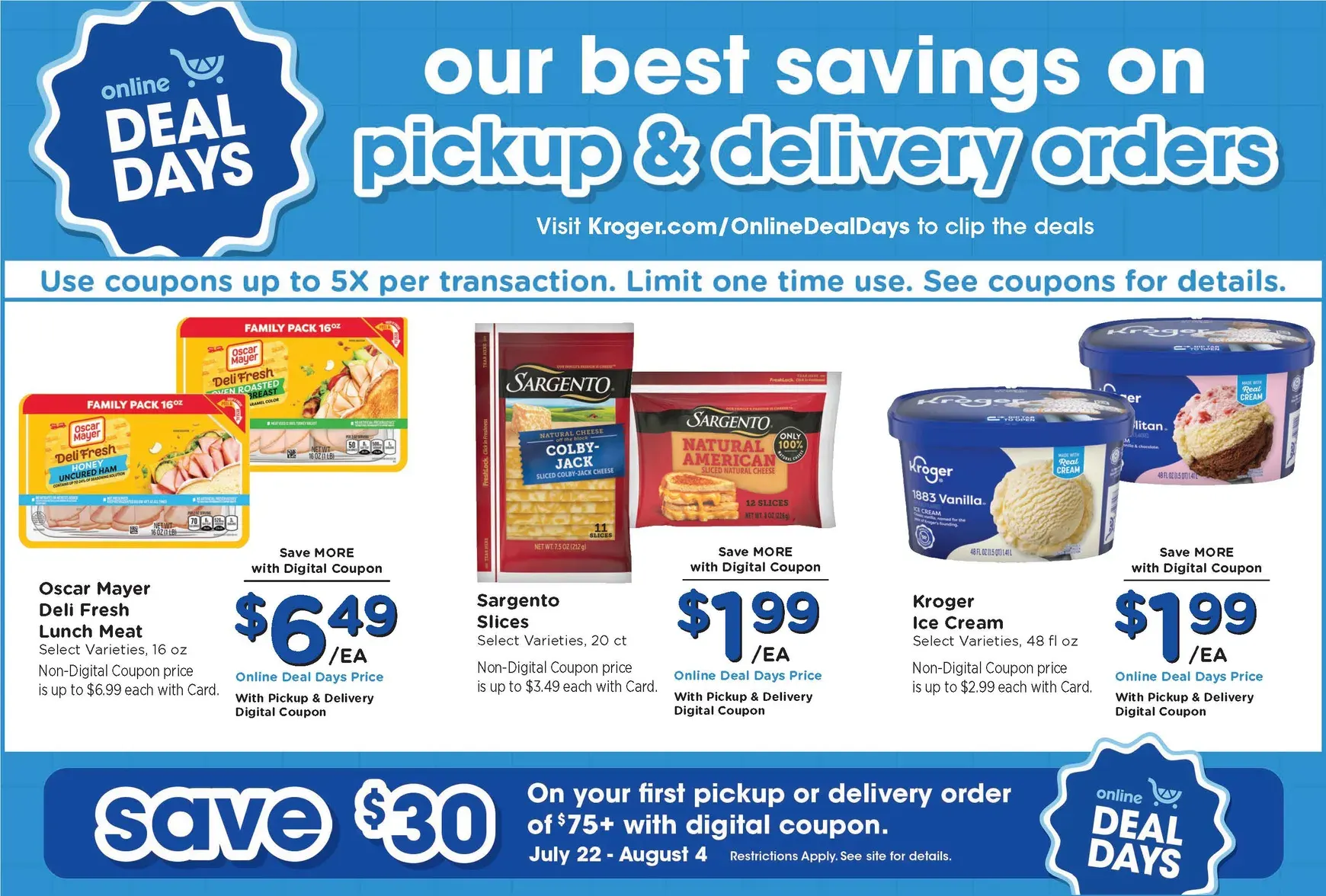 Weekly ad Current Kroger leaflet valid from Wednesday 07/29/2026 to Tuesday 08/04/2026 from July 29 to August 4 2026 - Page 6