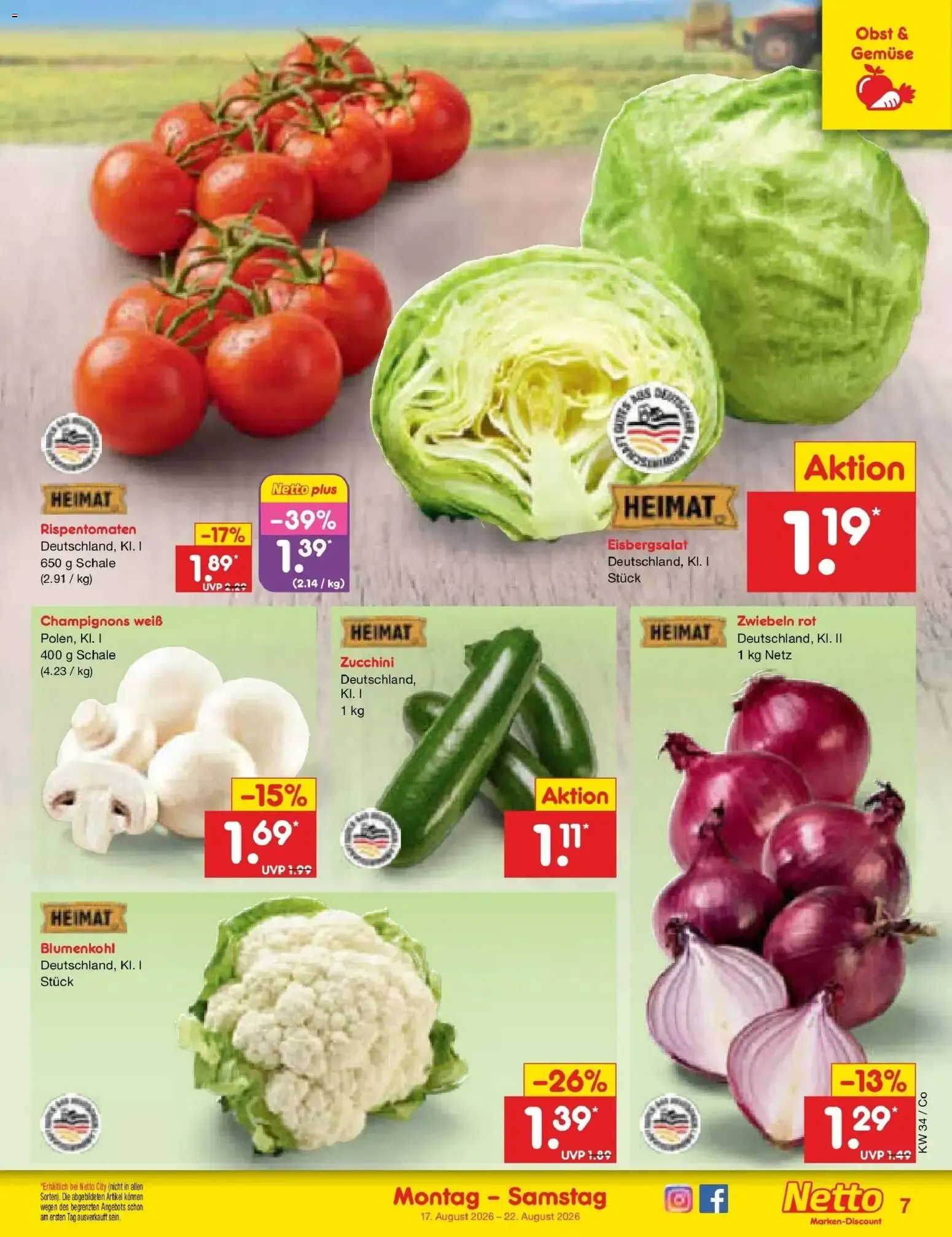 Netto Marken-Discount Prospekt Bitterfeld-Wolfen (ab 17.08.2026) » Angebote von 17. August bis 22. August 2026 - Prospekt seite 9