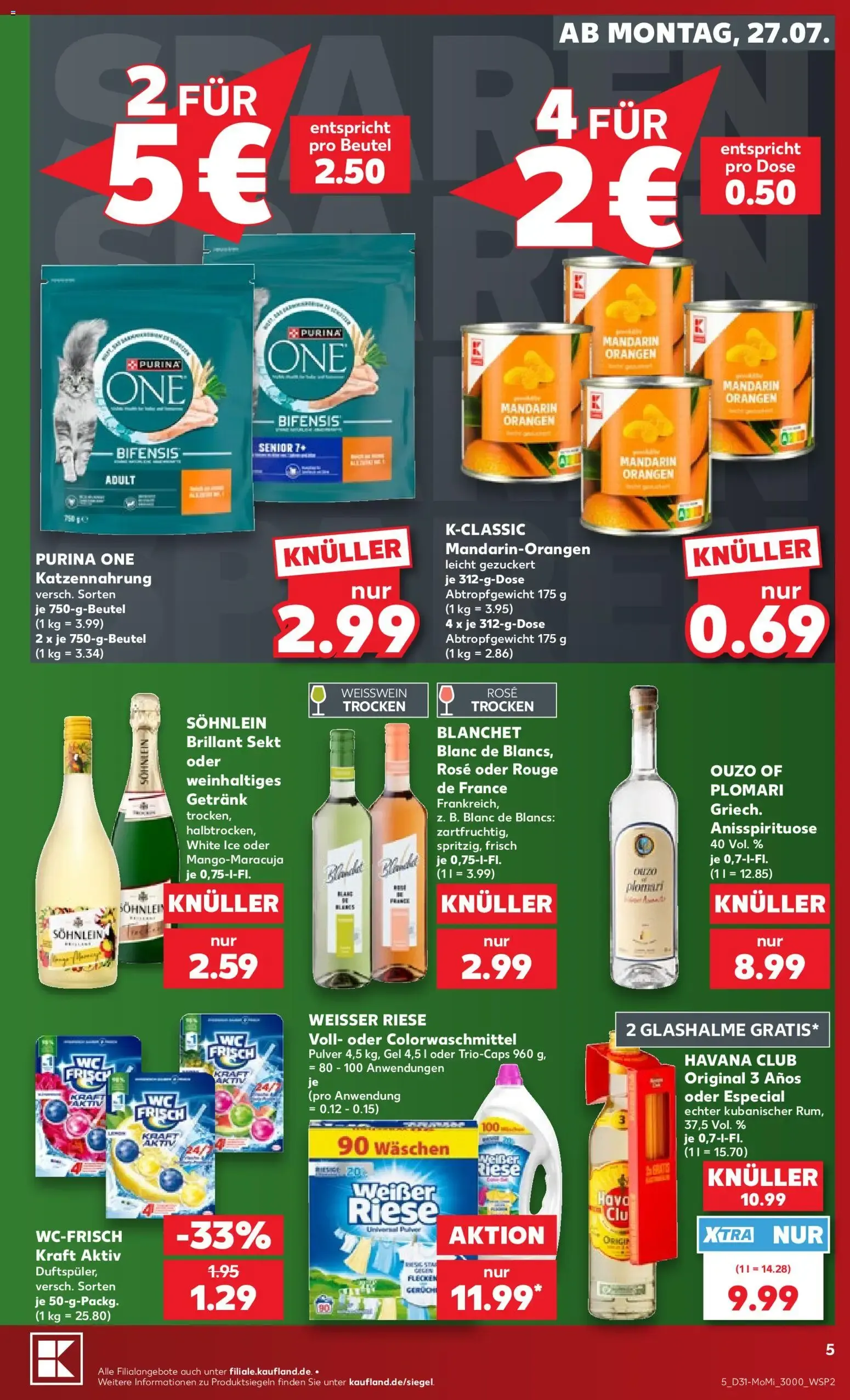 Kaufland - Richtig Sparen zum Wochenstart van 27 juli tot 29 juli 2026 - Folder pagina 5