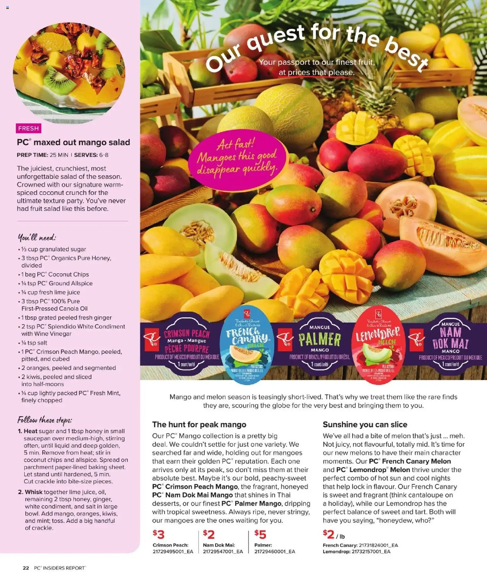 President's Choice Insiders Report Summer from May 14 to July 8 2026 - flyer page 20