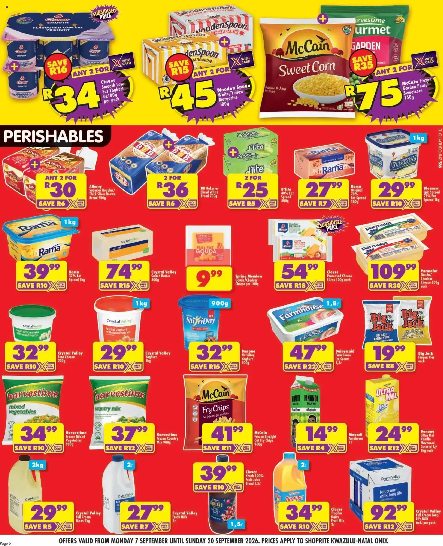 Shoprite: New Look, Same Trusted Quality & Price from 7 September to 20 September 2026 - Catalogue Page 6