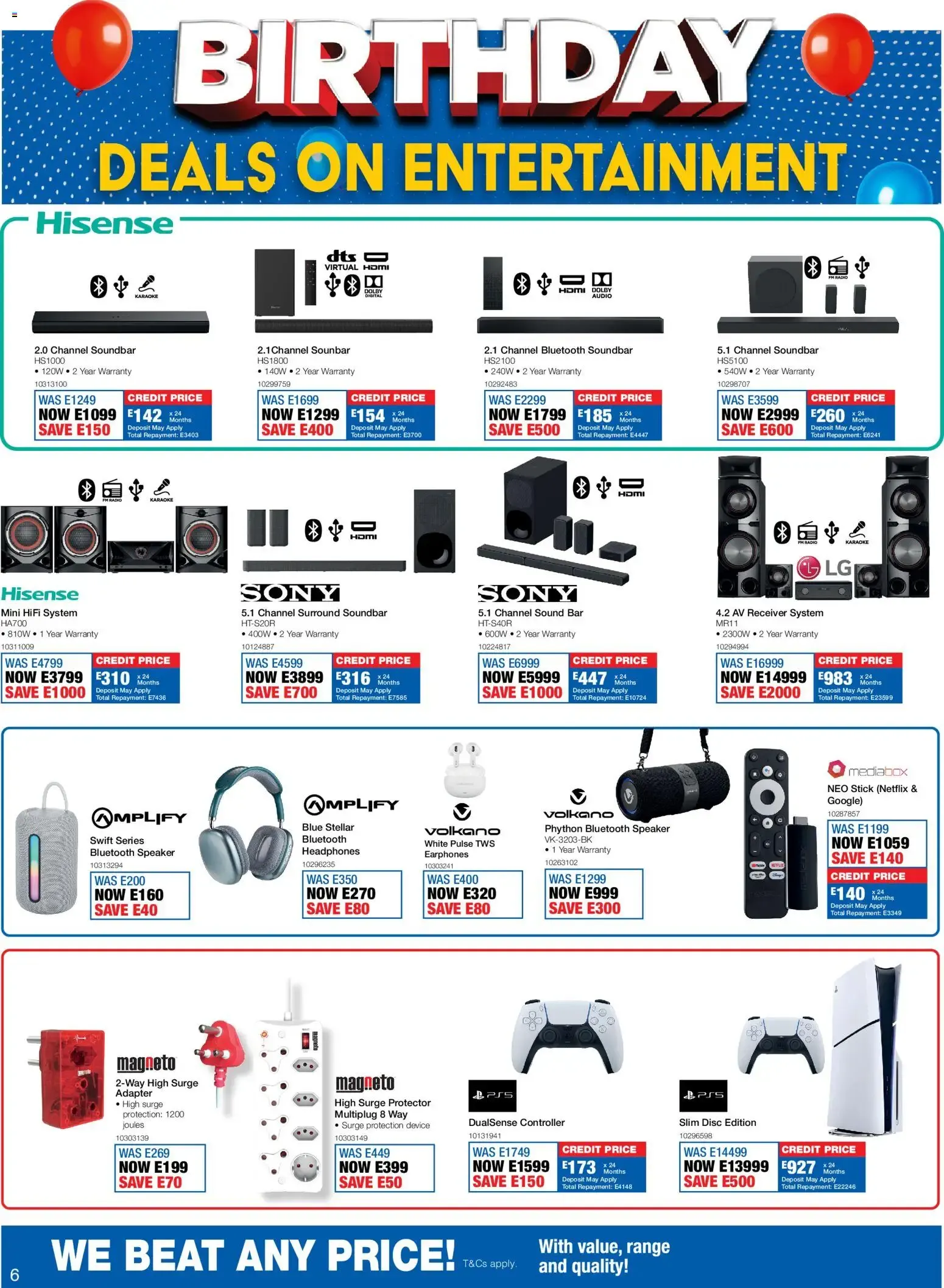 OK Furniture Birthday Sale from 15 June to 12 July 2026 - Catalogue Page 6
