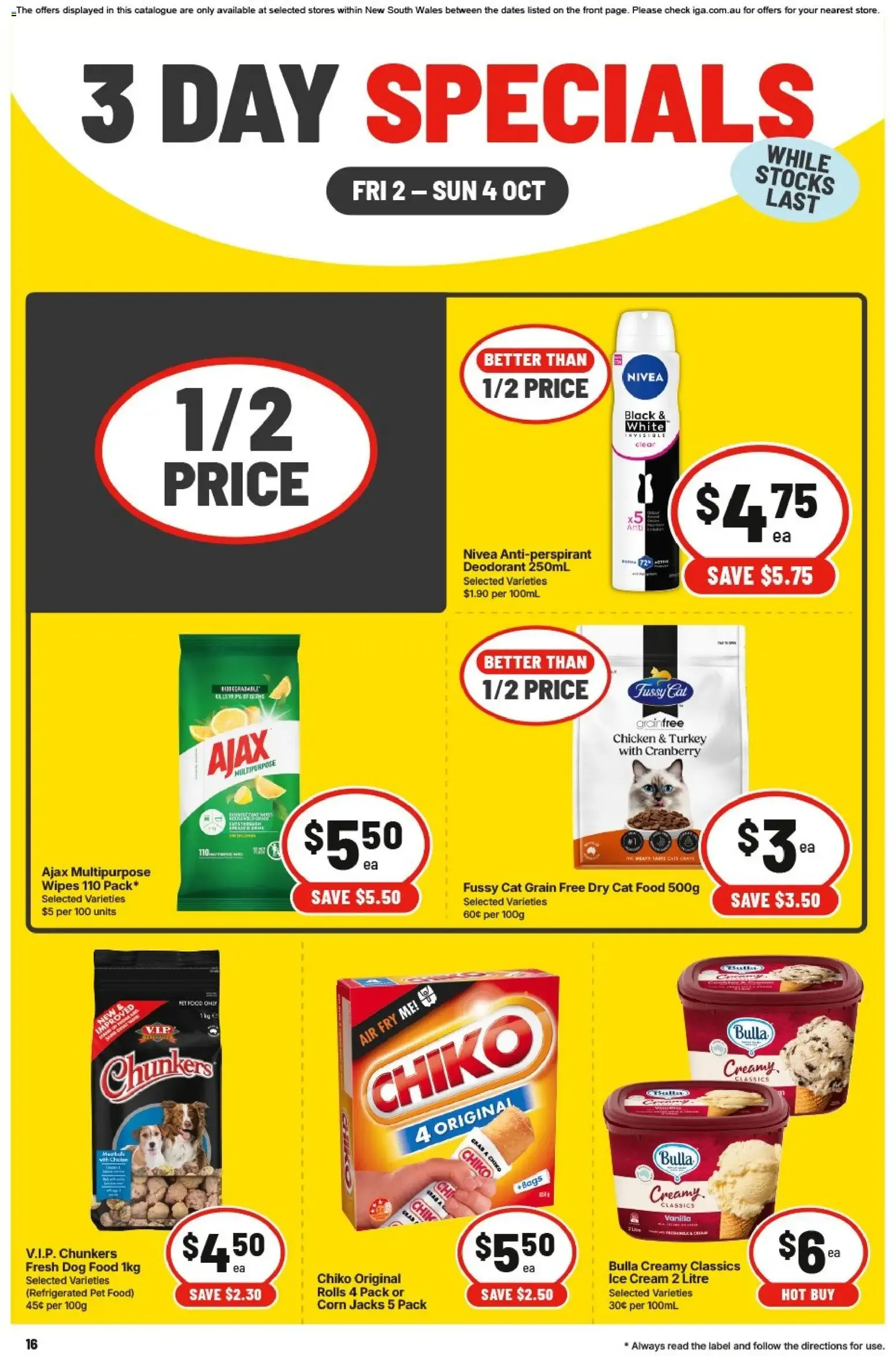 3 DAY SPECIALS - Catalogue valid from 2 October to 4 October 2026 - page 4