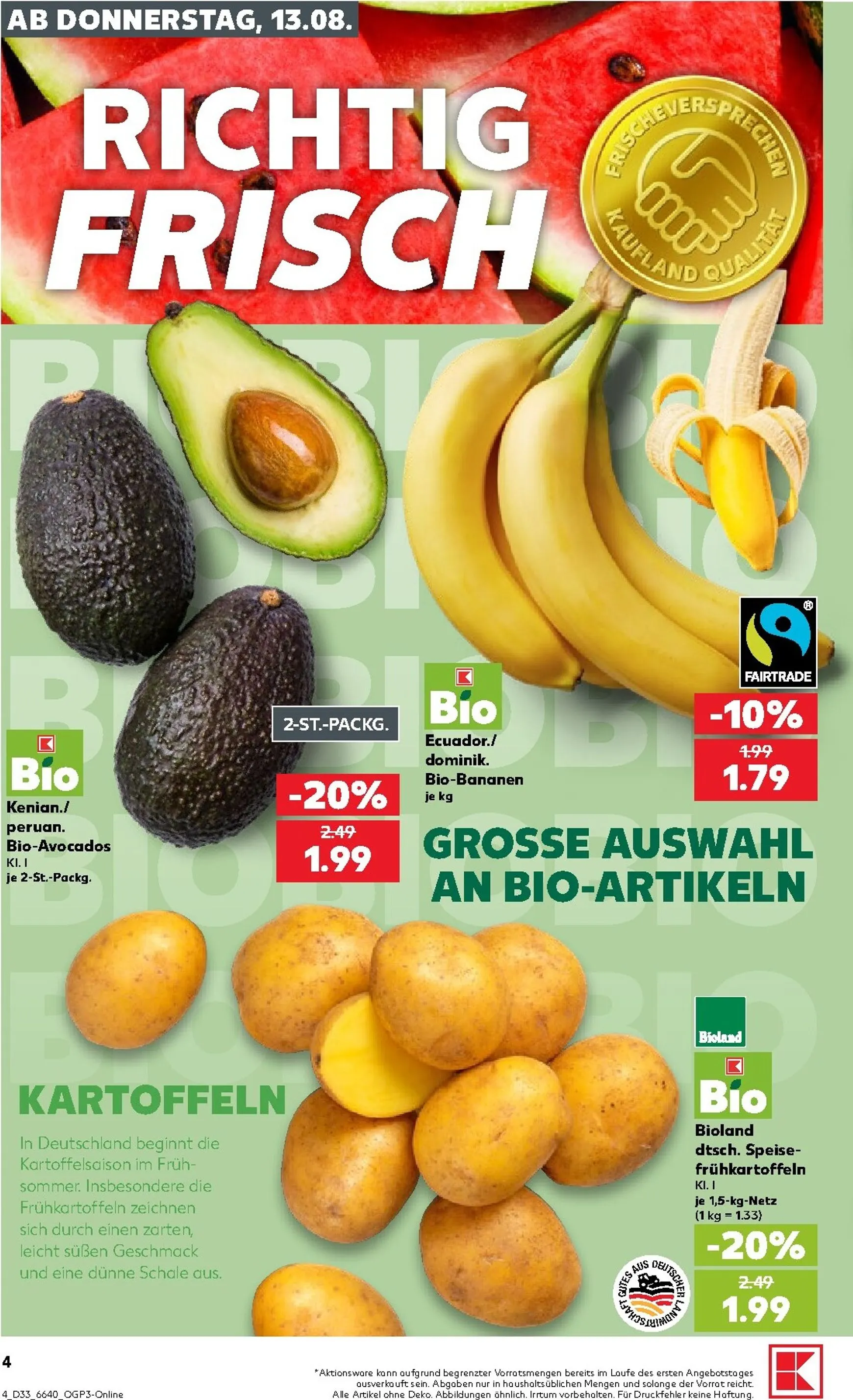 Neuer Kaufland Prospekt – von Donnerstag 13.08.2026 bis Mittwoch 19.08.2026 von 13. August bis 19. August 2026 - Prospekt seite 4