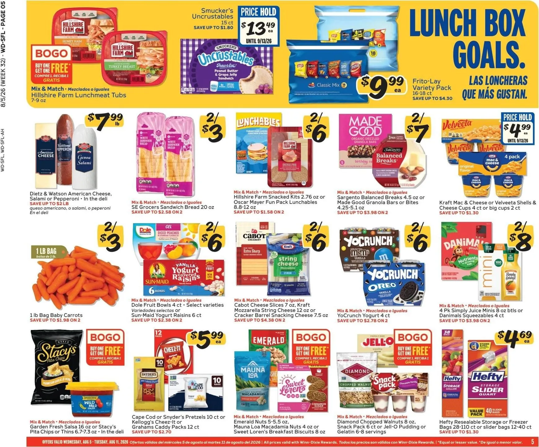 Weekly ad Current Winn-Dixie leaflet valid from Wednesday 08/05/2026 to Tuesday 08/11/2026 from August 5 to August 11 2026 - Page 5