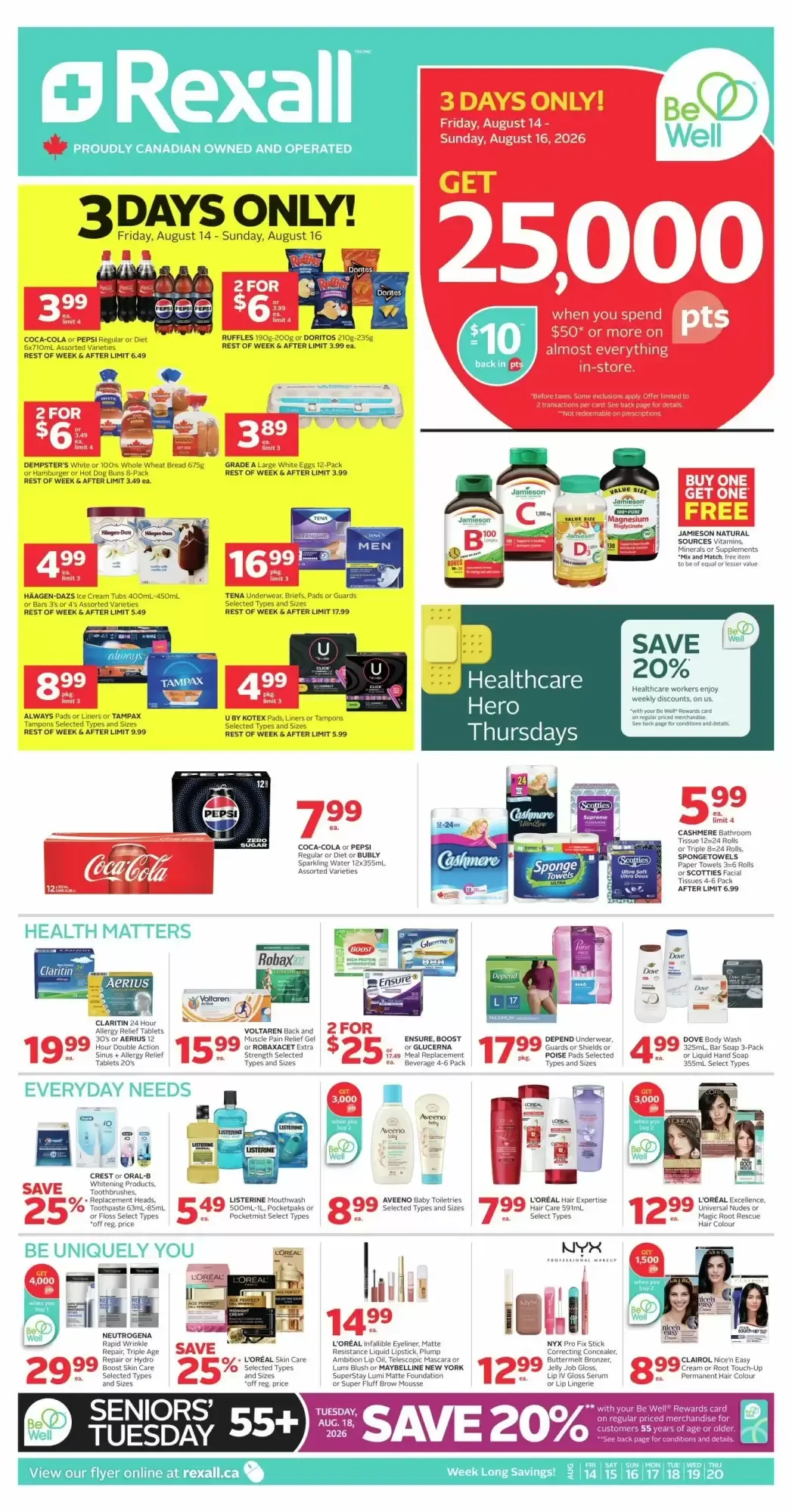 Rexall flyer week 33 from August 14 to August 20 2026 - flyer page 1