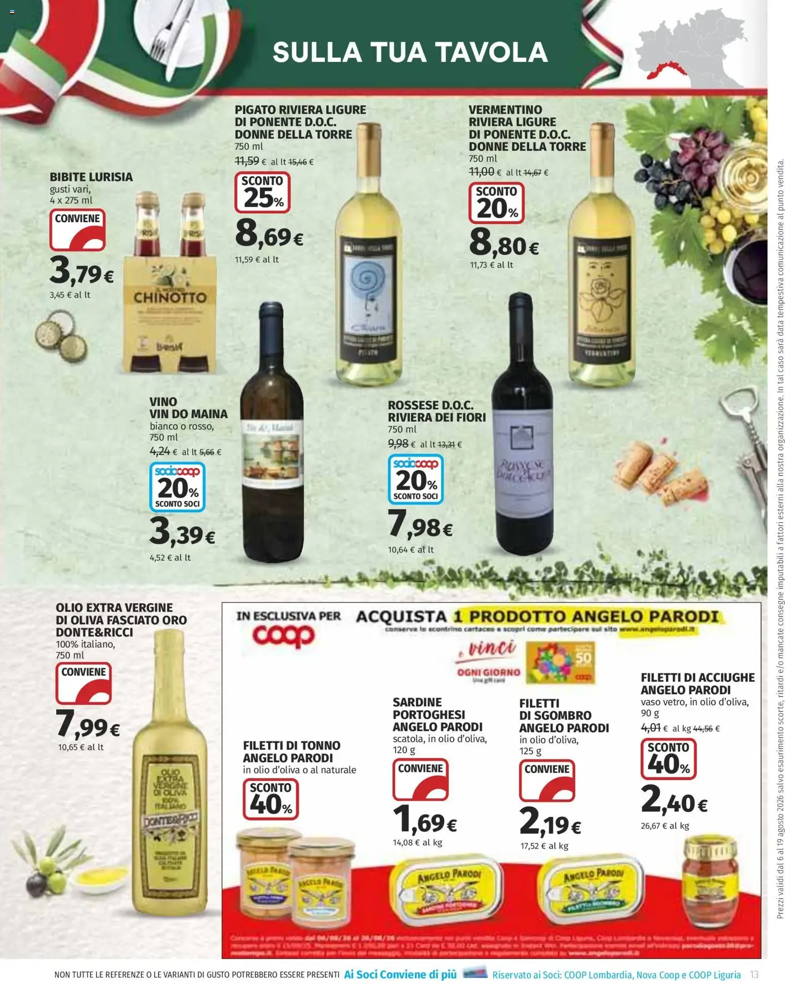 Volantino COOP Anteprima dal 06/08/2026 > NUOVO Promozioni da 6 agosto a 19 agosto di 2026 - Pagina del volantino 13