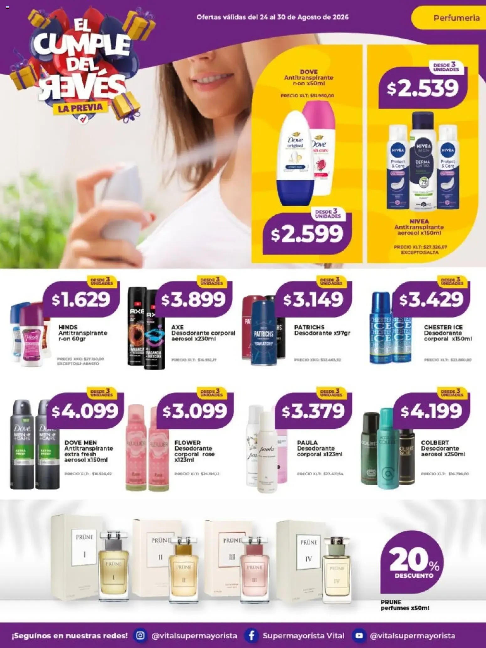 Ofertas de Vital Supermayorista - El Cumple del Revés - Ofertas 24 de agosto al 30 de agosto 2026 - Página 3 del catálogo