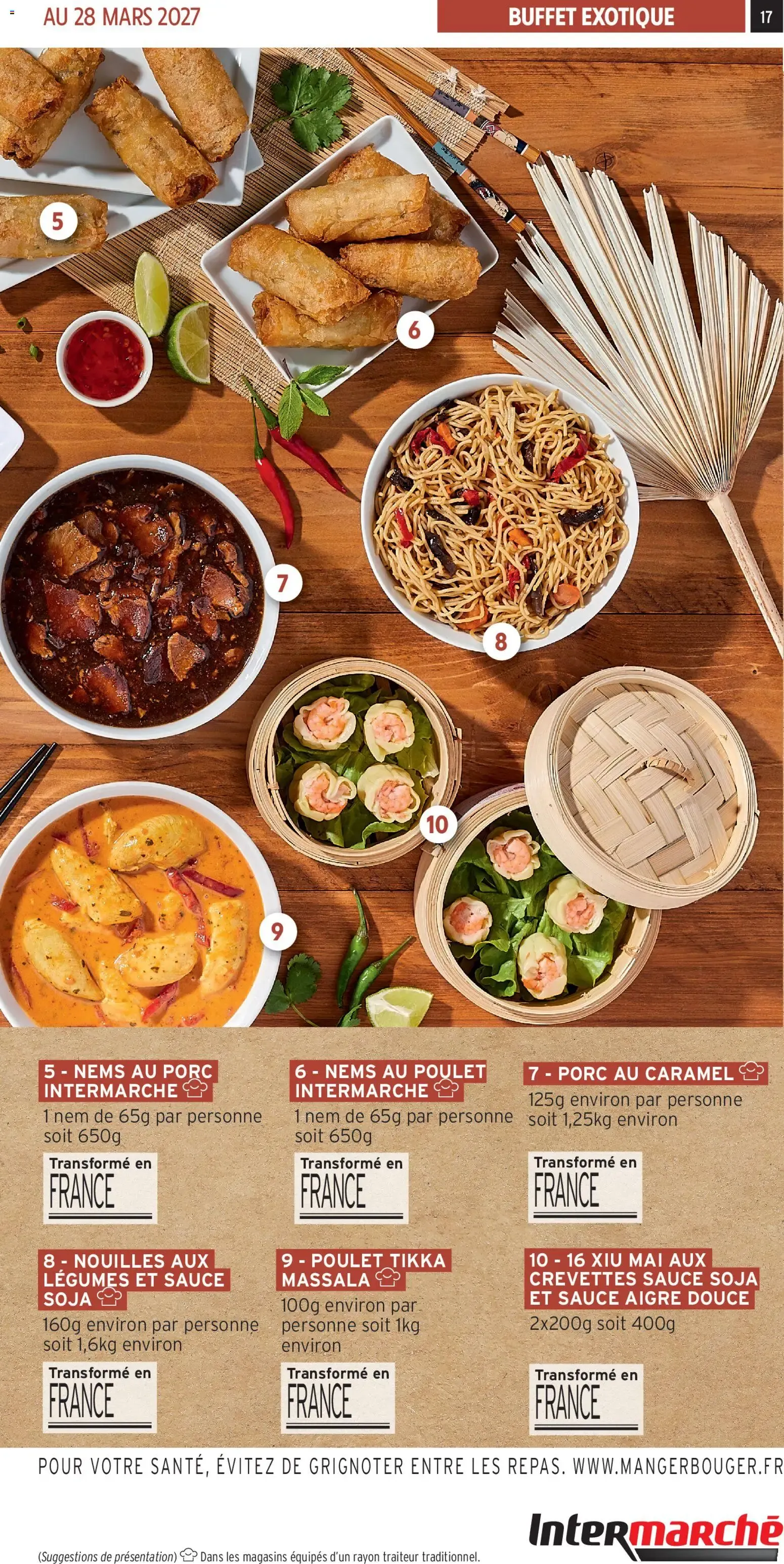 Intermarché - Les menus traiteur automne/hiver à partir du 06/10/2026 - promo en ligne du 6 octobre au 28 mars 2027 - Catalogue page 16