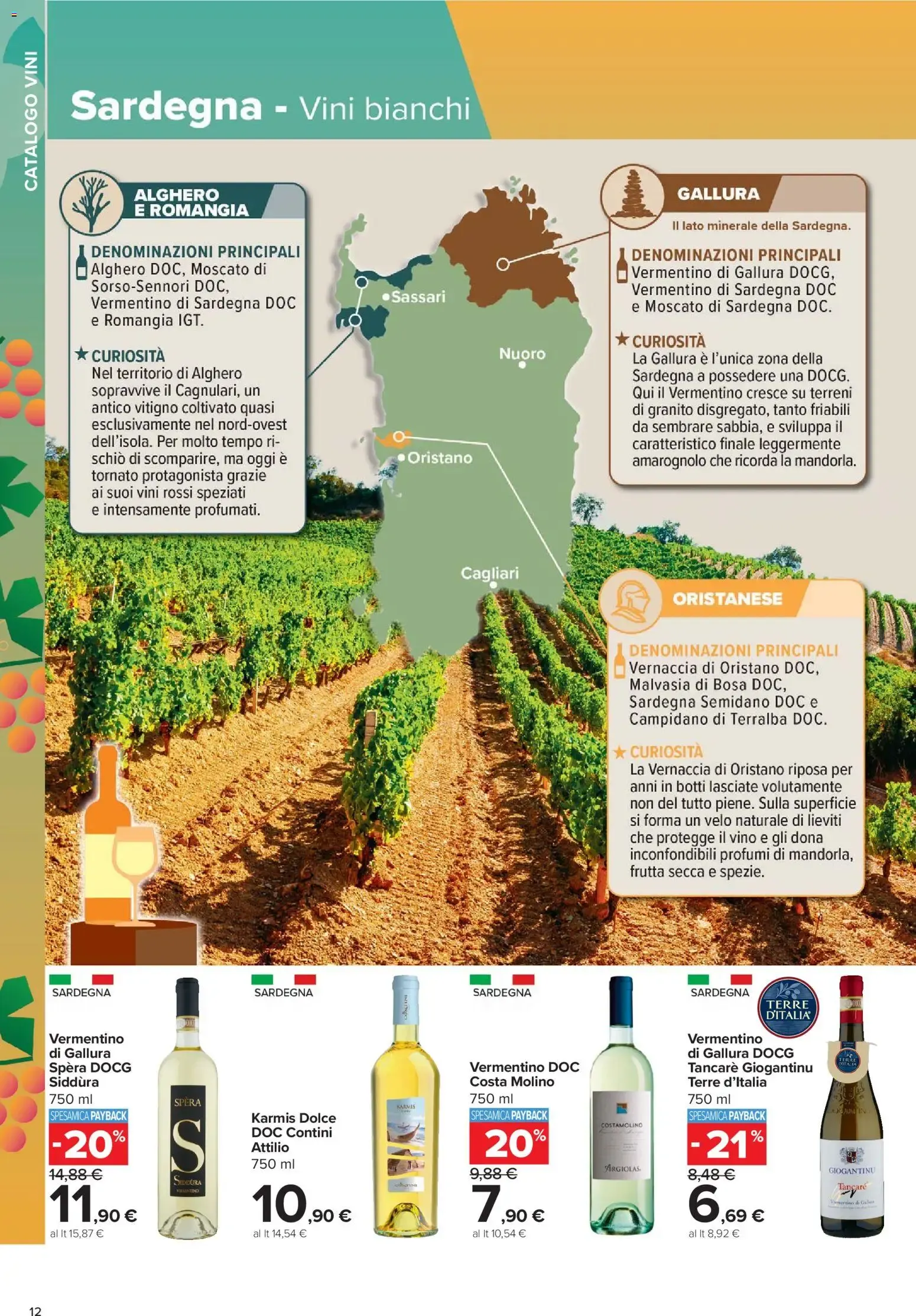 Carrefour market CATALOGO VINI DALLA TERRA AL CALICE da 5 ottobre a 8 novembre di 2026 - Pagina del volantino 12
