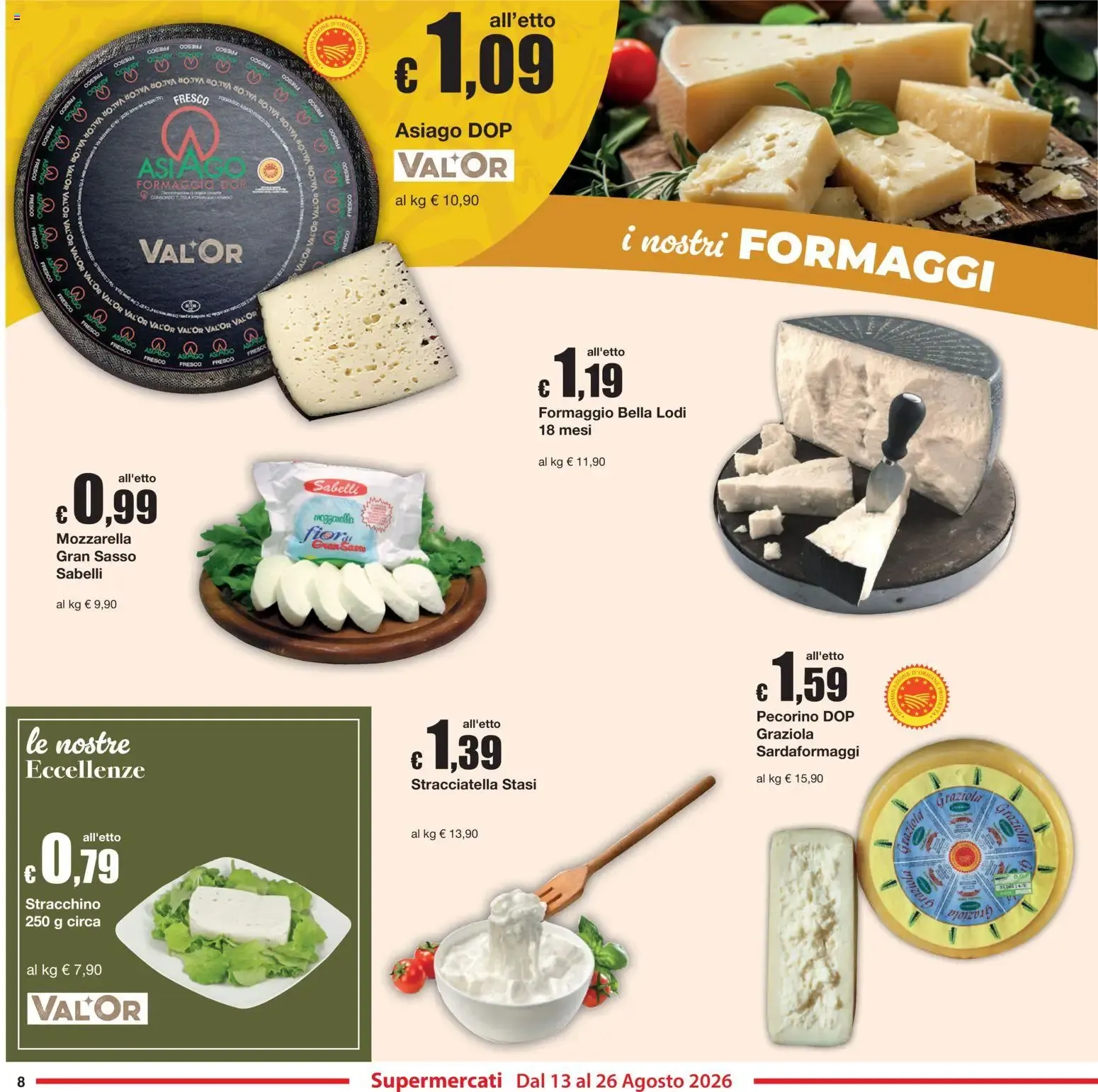 Sì con Te volantino dal 13/08/2026 - online Offerte da 13 agosto a 26 agosto di 2026 - Pagina del volantino 8