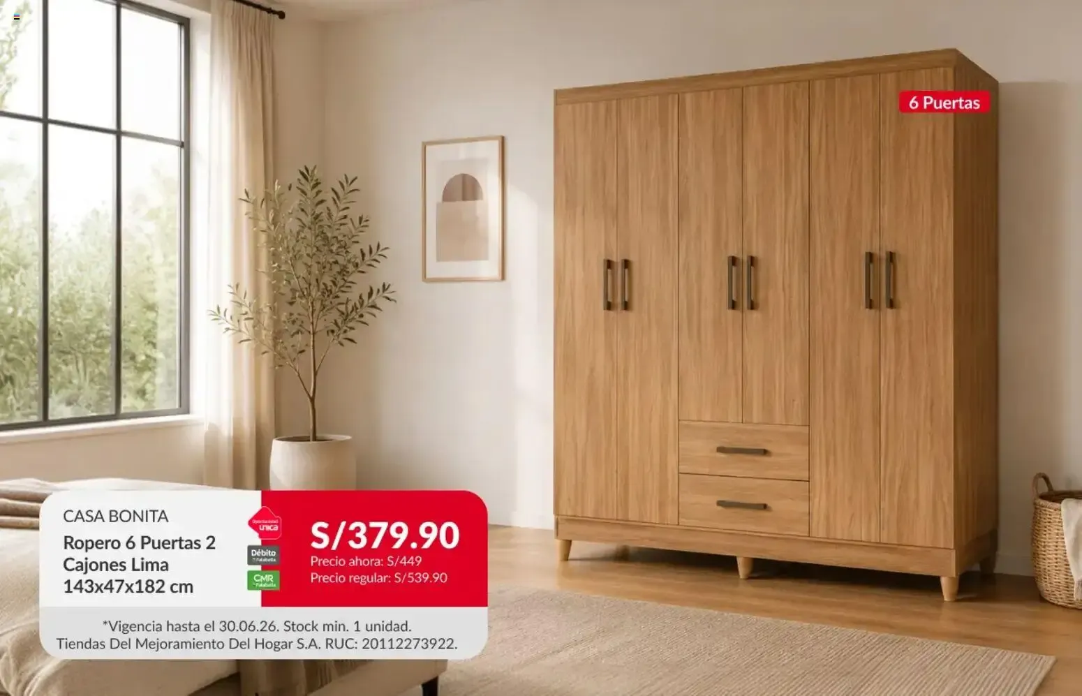 Catalogo de JUST HOME COLLECTION Combo Mueble de Cocina Macedonia 100cm + Lavaplatos 24 de agosto al 30 de agosto 2026 - Pag 6