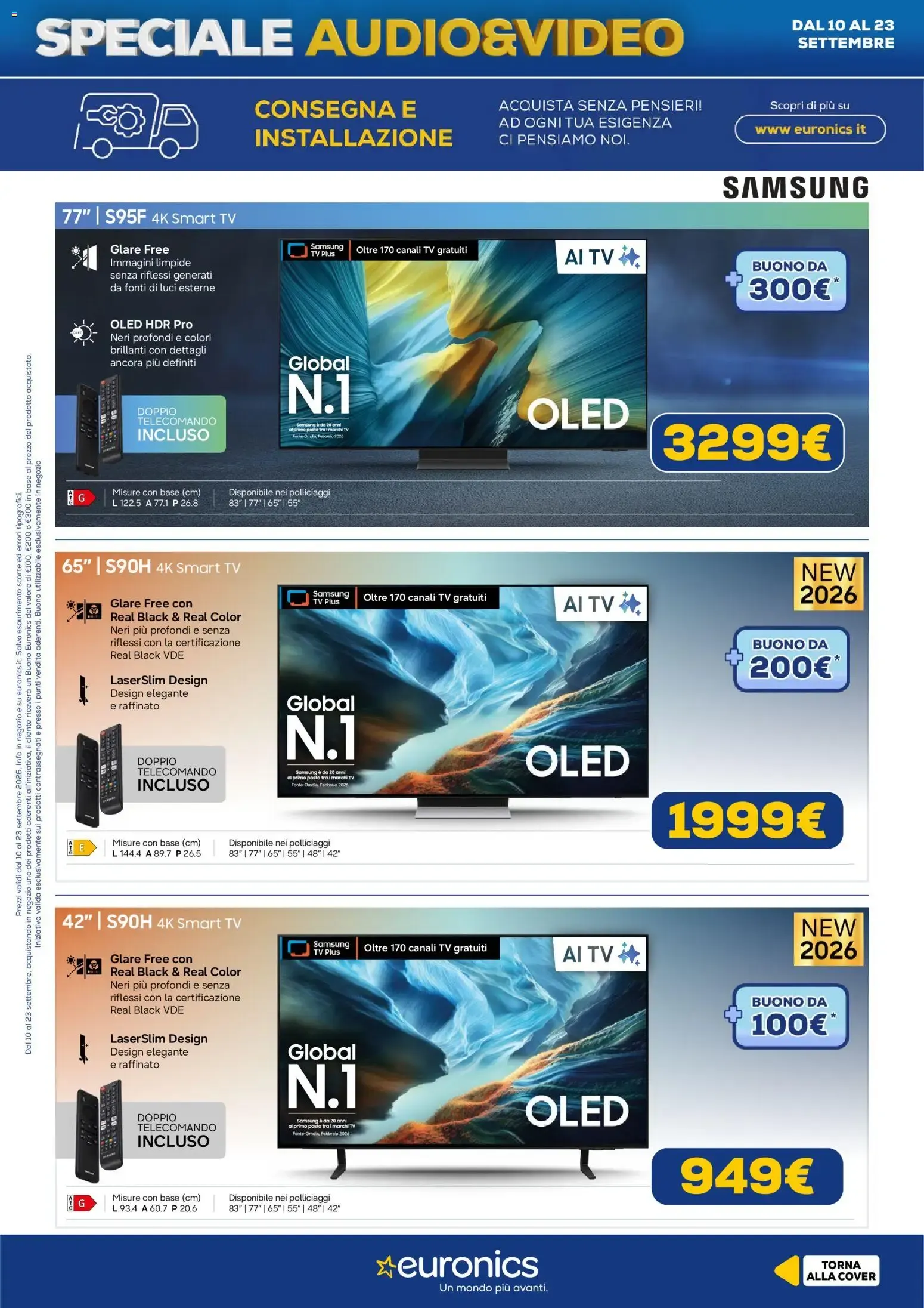 Nuovo Euronics volantino Audio Video dal 10/09/2026 > offerte anteprima 🛍️ da 10 settembre a 23 settembre di 2026 - Pagina del volantino 7