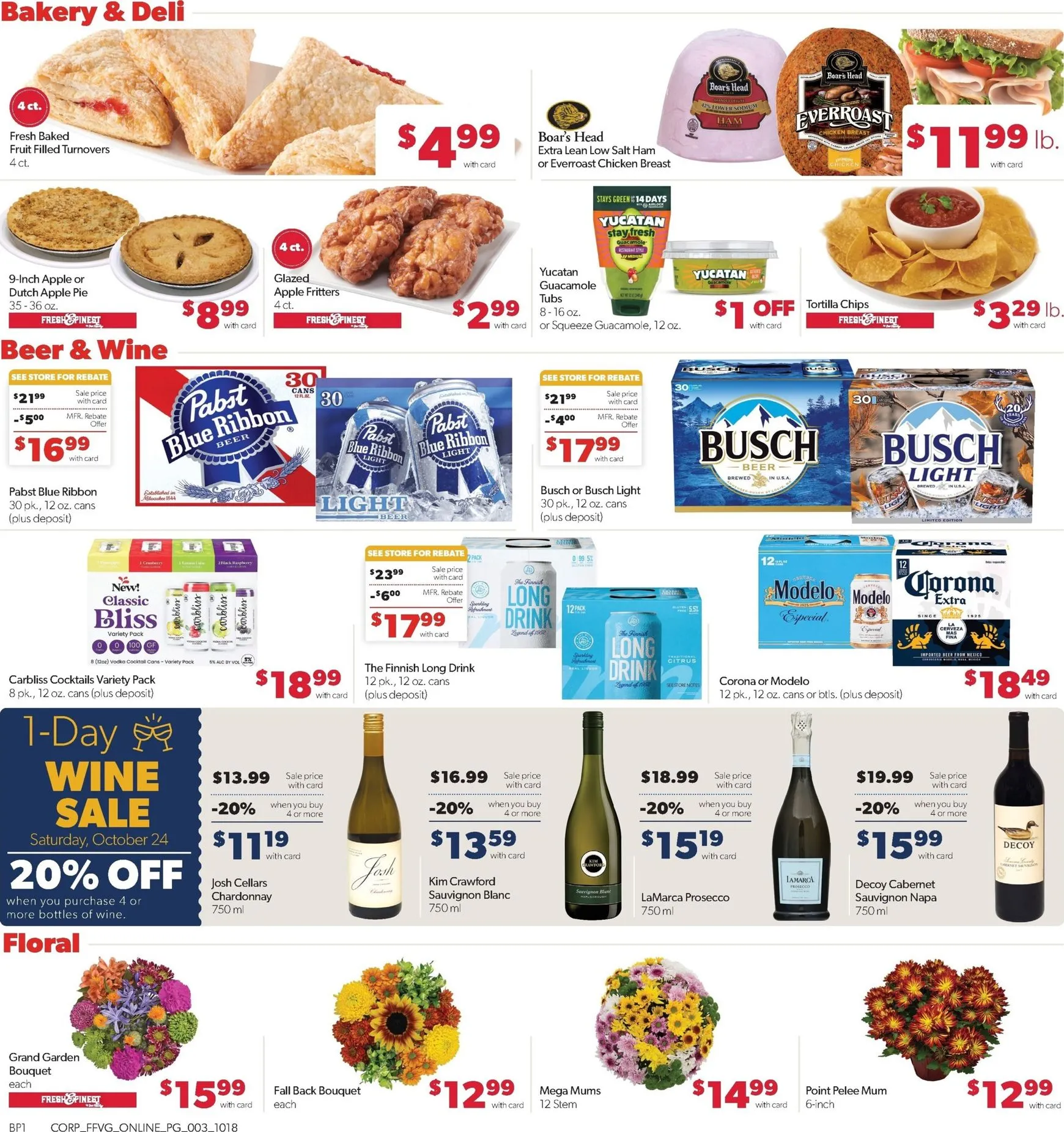 Weekly promotion Current Family Fare leaflet valid from Sunday 10/18/2026 to Saturday 10/24/2026 spanning from October 18 to October 24 2026 - Page 8 for Catalogue 365