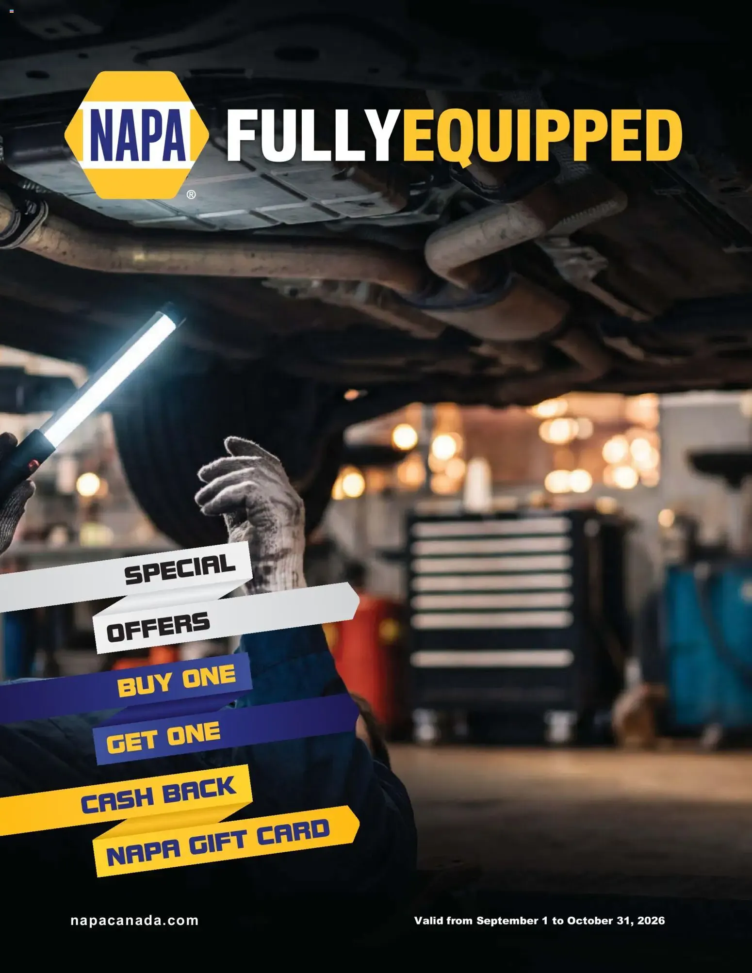 NAPA Auto Parts flyer - Fully Equipped September-October 2026 from Sep 1, 2026 > weekly specials & deals