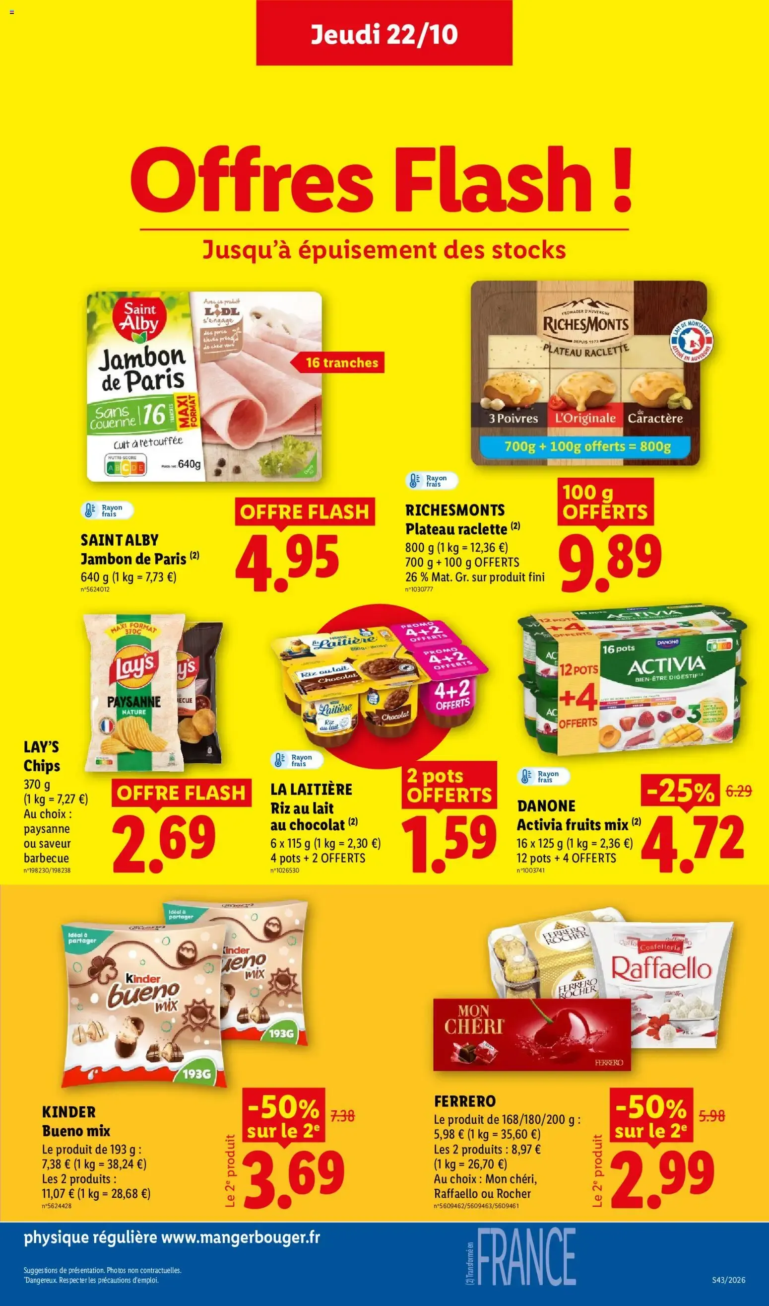Lidl: Le Moins Toujours Plus du 22 octobre au 28 octobre 2026 - Catalogue page 21
