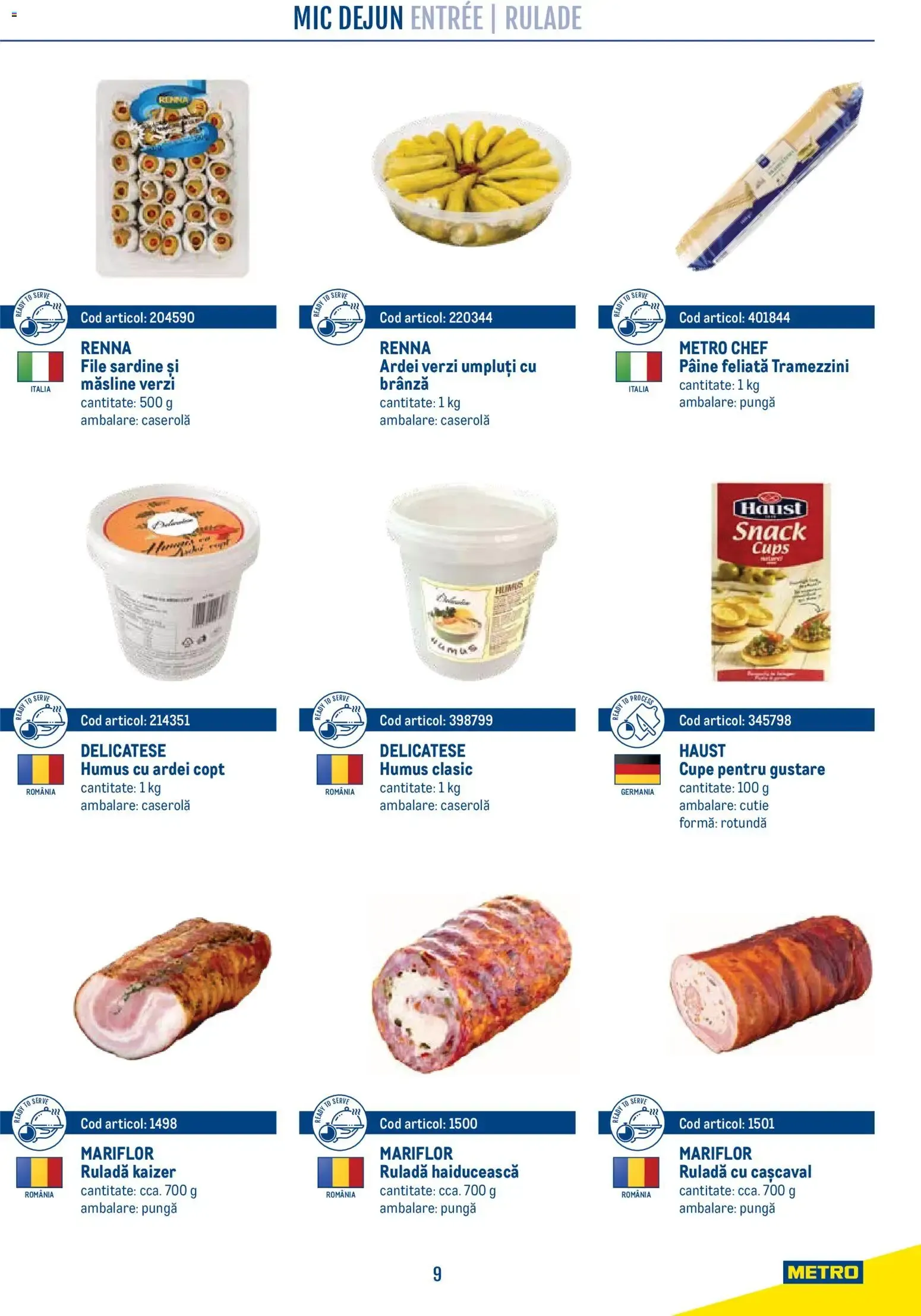 Catalog Metro Catalog Smart Chef - Oferta 21.04.2026 - 31.12.2026 de la 21 aprilie până la 31 decembrie 2026 - Revista Pagina 9