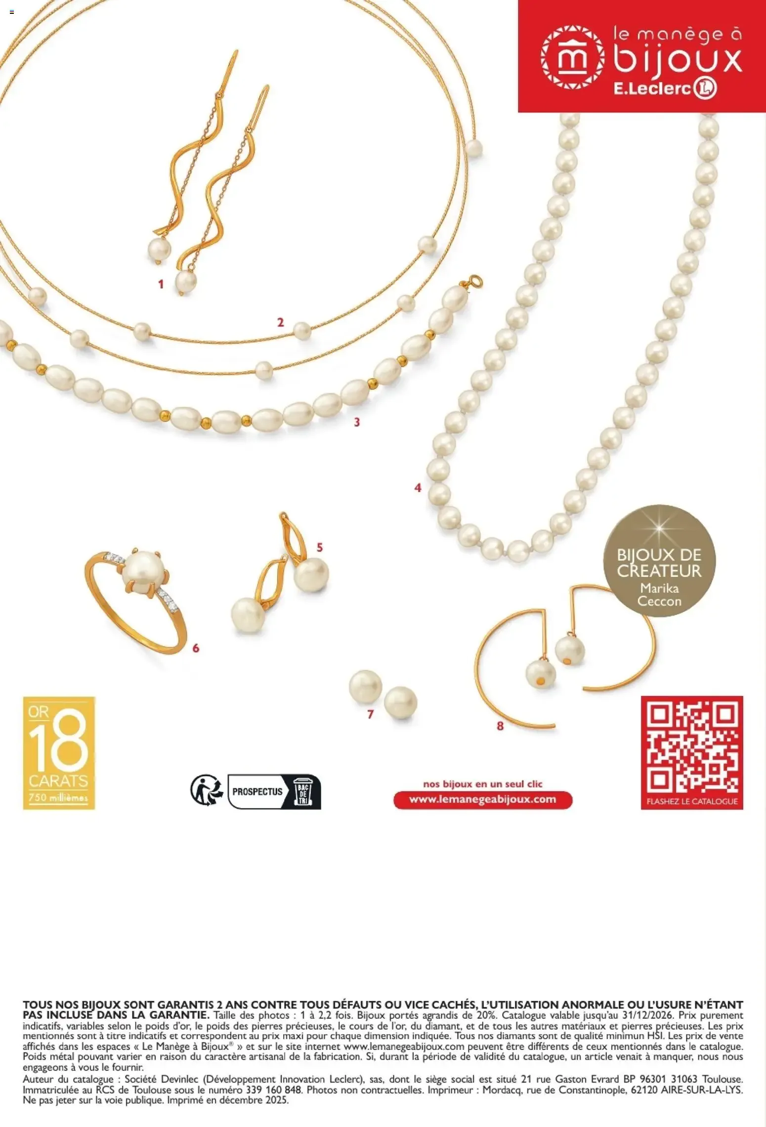 Le Manège à Bijoux E.Leclerc - Mariage du 20 janvier au 31 décembre 2026 - Catalogue page 15