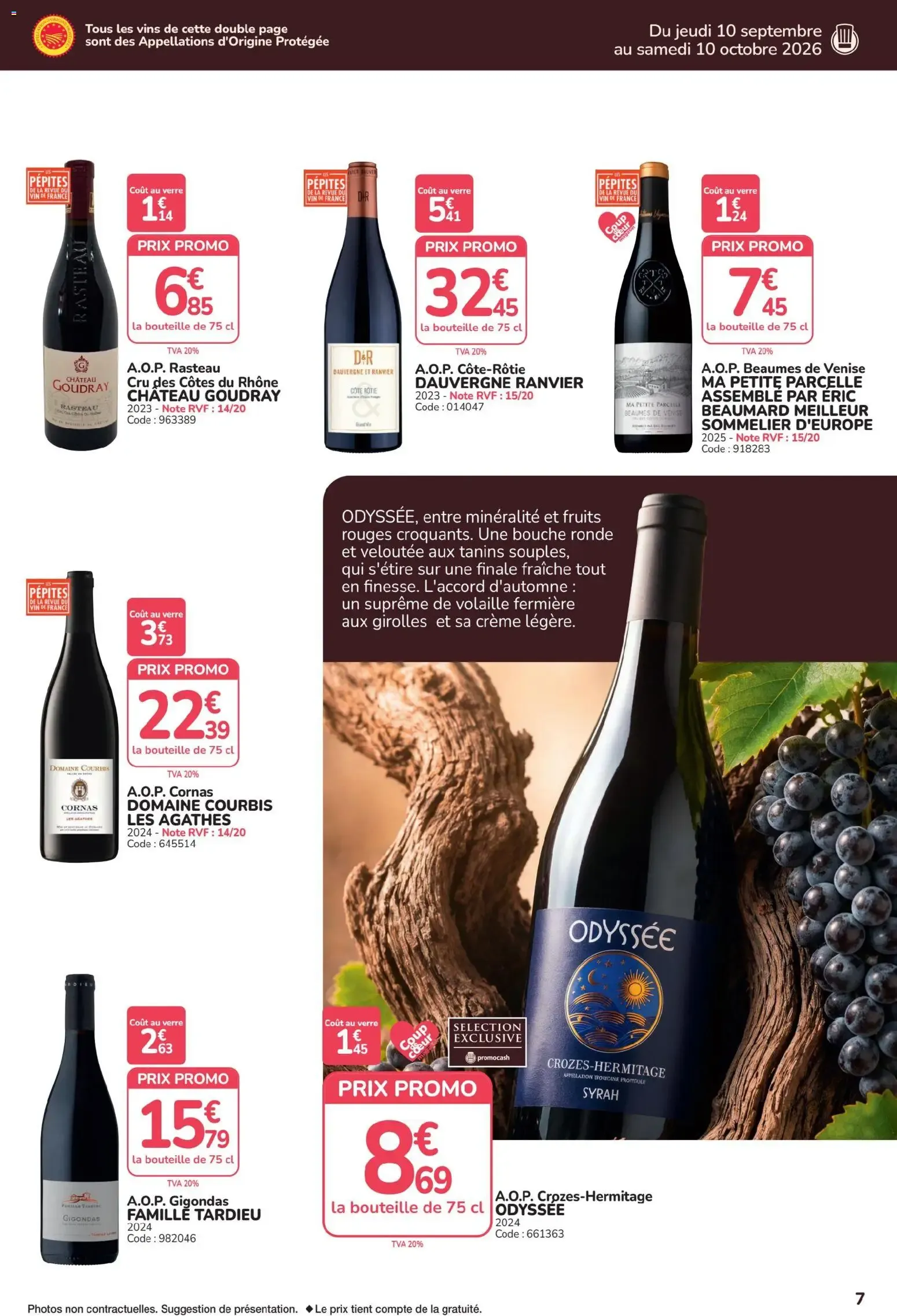 Promocash Foire aux vins à partir du 10/09/2026 - promo en ligne du 10 septembre au 10 octobre 2026 - Catalogue page 7