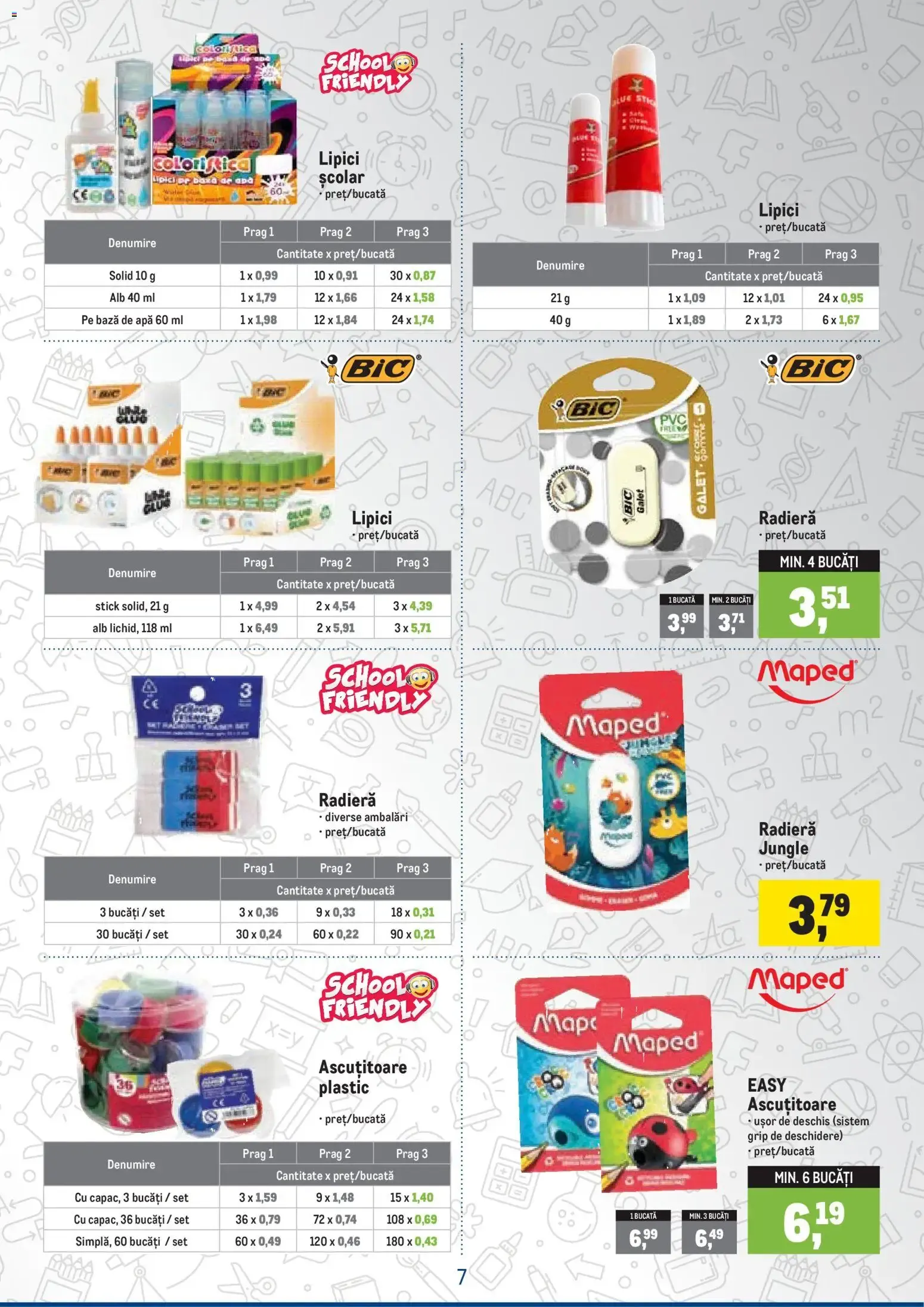 Catalog Ofertas de material escolar para la temporada de vuelta al cole de la 5 august până la 20 septembrie 2026 - Revista Pagina 7