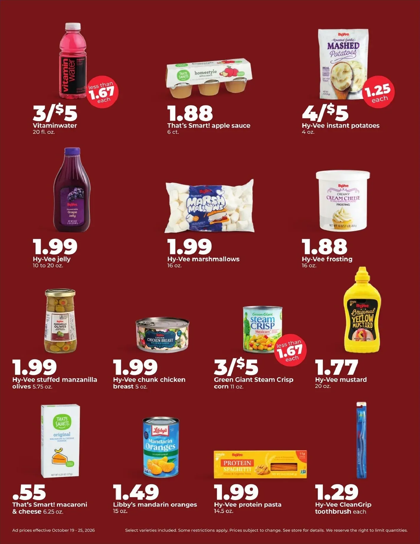 Weekly ad Current Hy Vee leaflet valid from Monday 10/19/2026 to Sunday 10/25/2026 from October 19 to October 25 2026 - Page 4