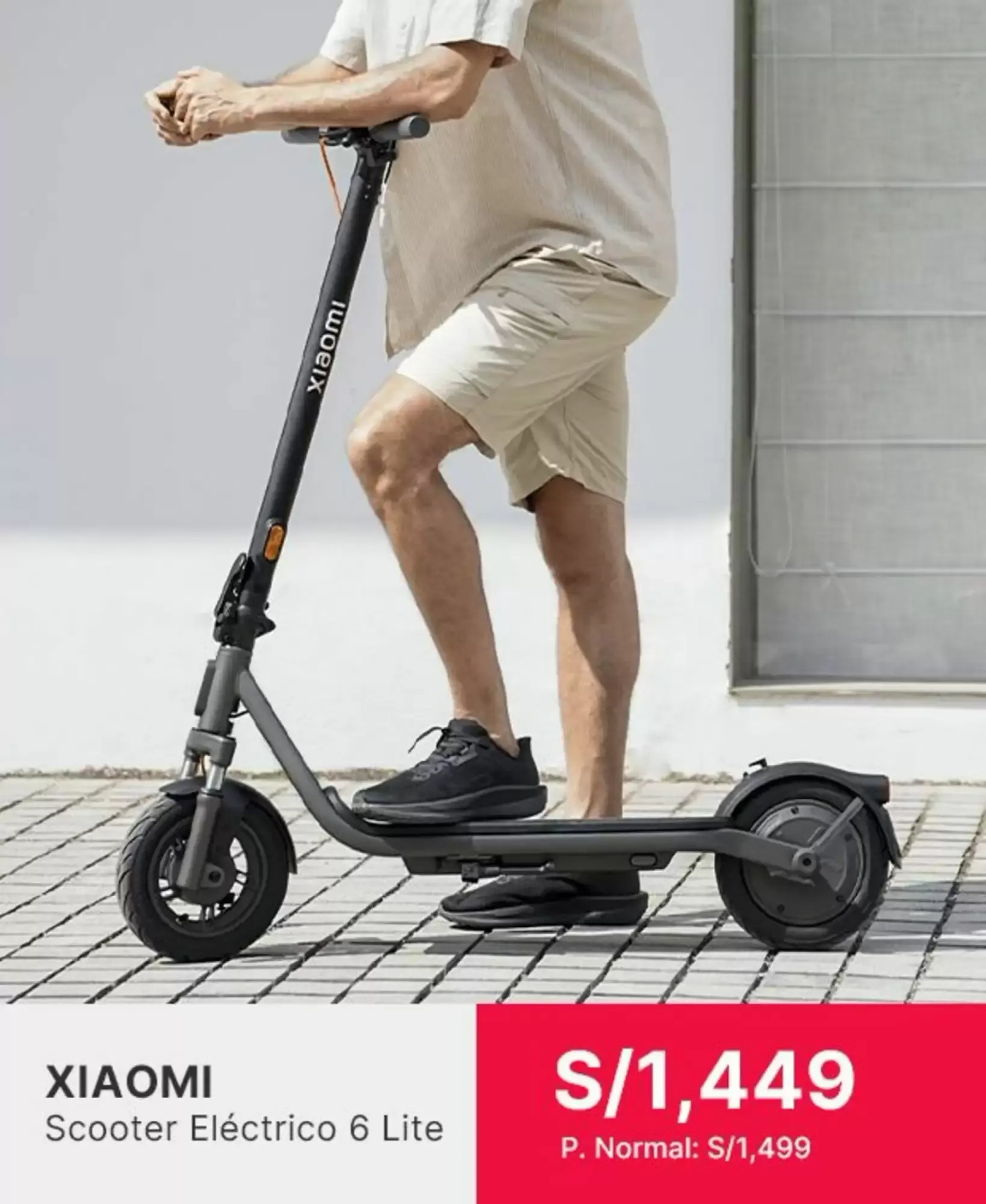 Catalogo de XIAOMI Scooter Eléctrico 6 Lite 7 de setiembre al 22 de setiembre 2026 - Pag 1