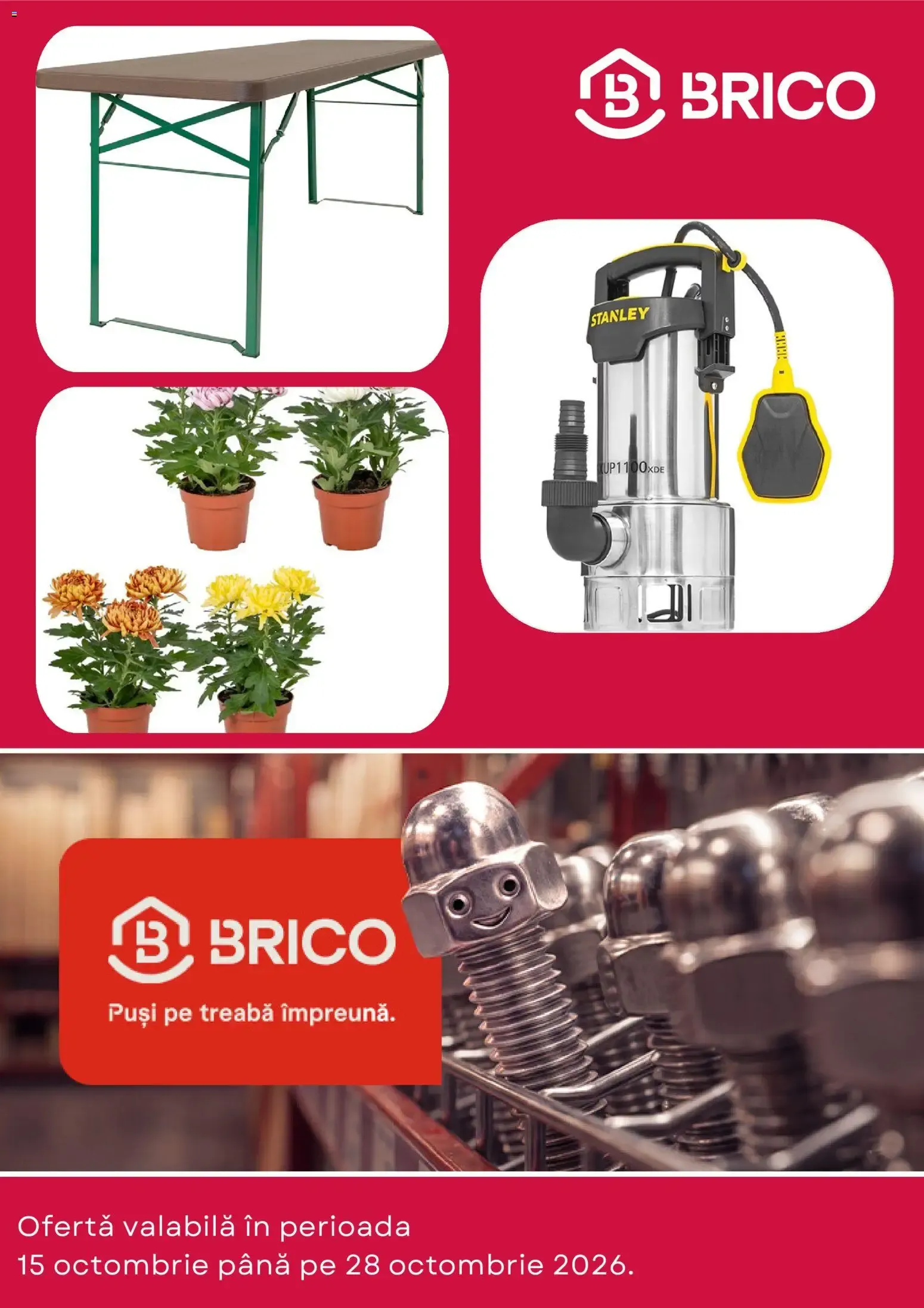 Catalog Brico Depot Catalog - Oferta 15.10.2026 - 28.10.2026 de la 15 octombrie până la 28 octombrie 2026 - Revista Pagina 1