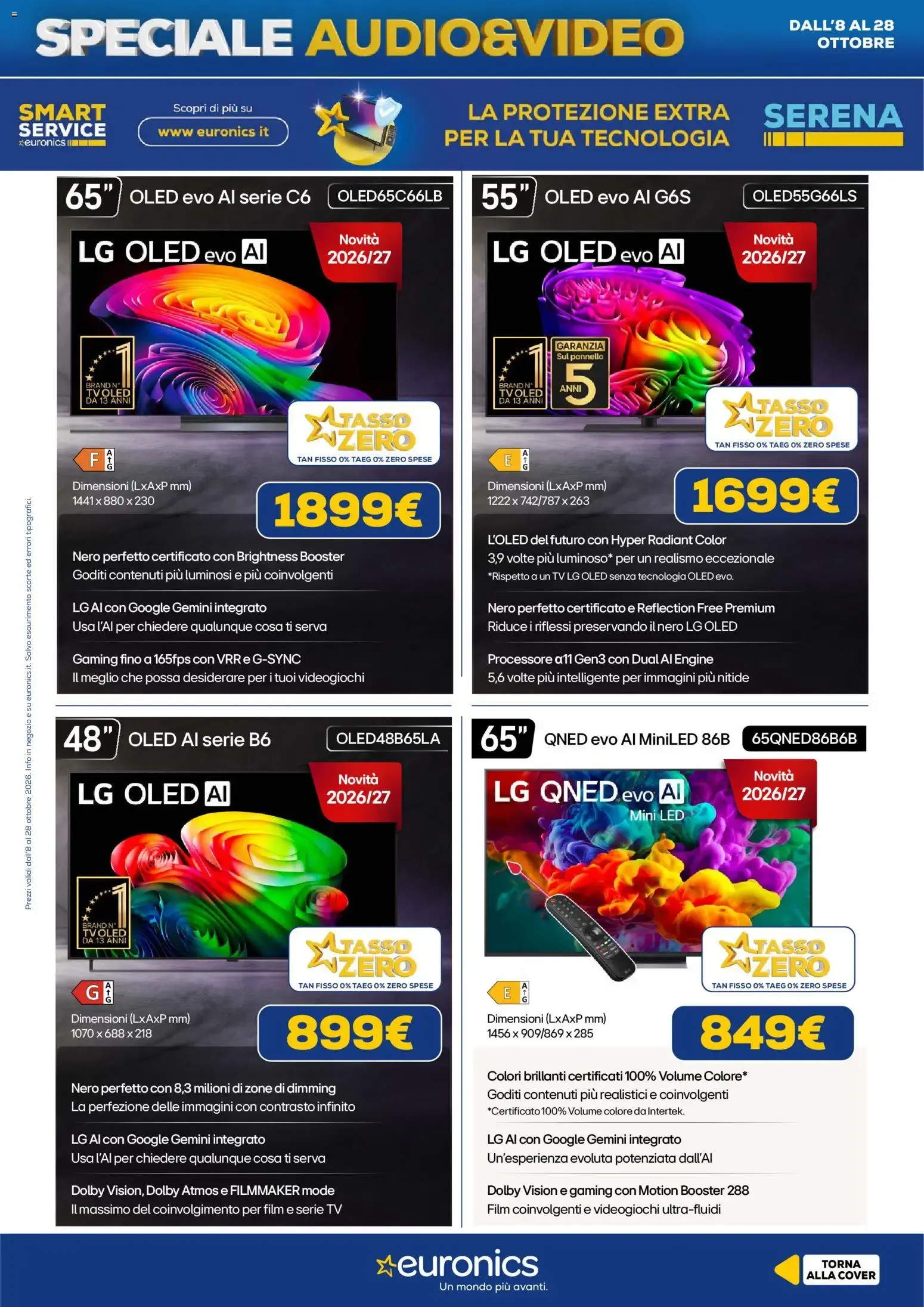 Nuovo Euronics volantino Audio&Video dal 08/10/2026 > offerte anteprima 🛍️ da 8 ottobre a 28 ottobre di 2026 - Pagina del volantino 5