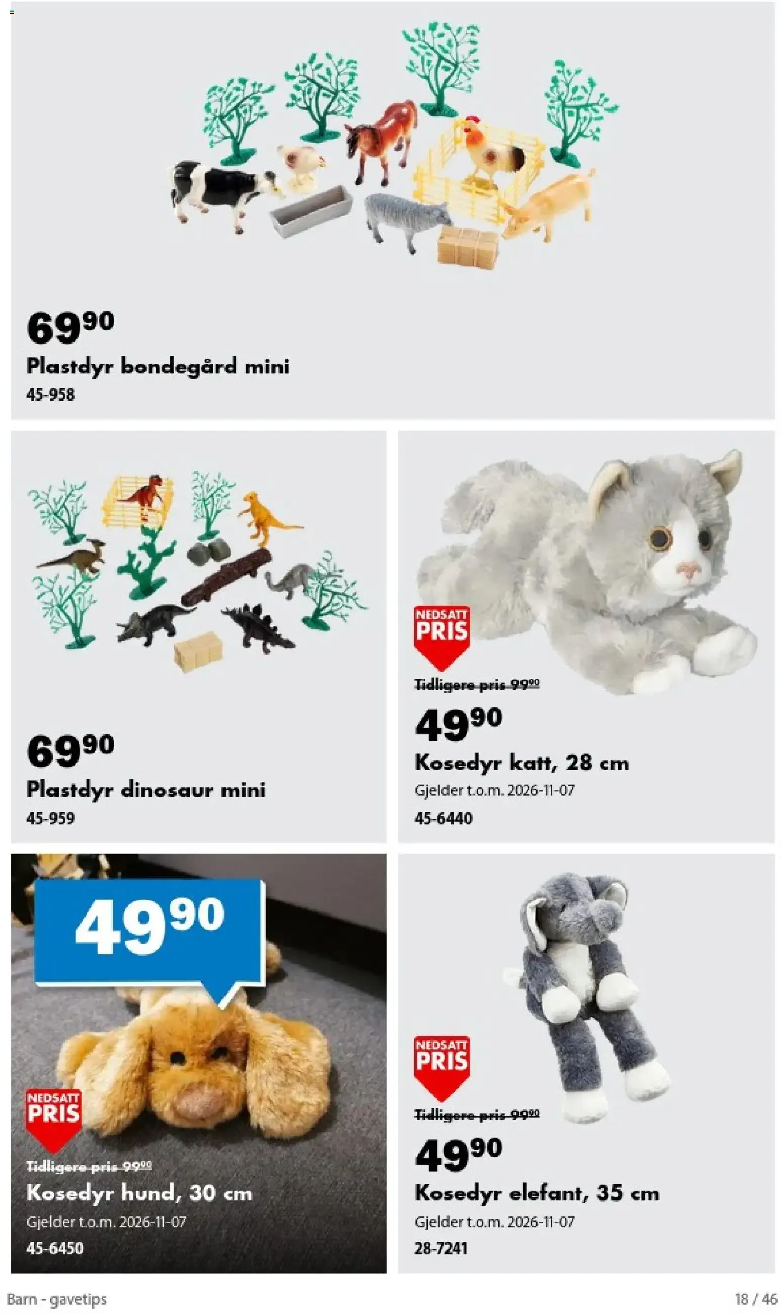 Biltema kundeavis barn gavetips (25/10/2026 - 24/12/2026) - Kundeavis og tilbud fra 25. oktober til 24. desember 2026 - kundeavisside 18