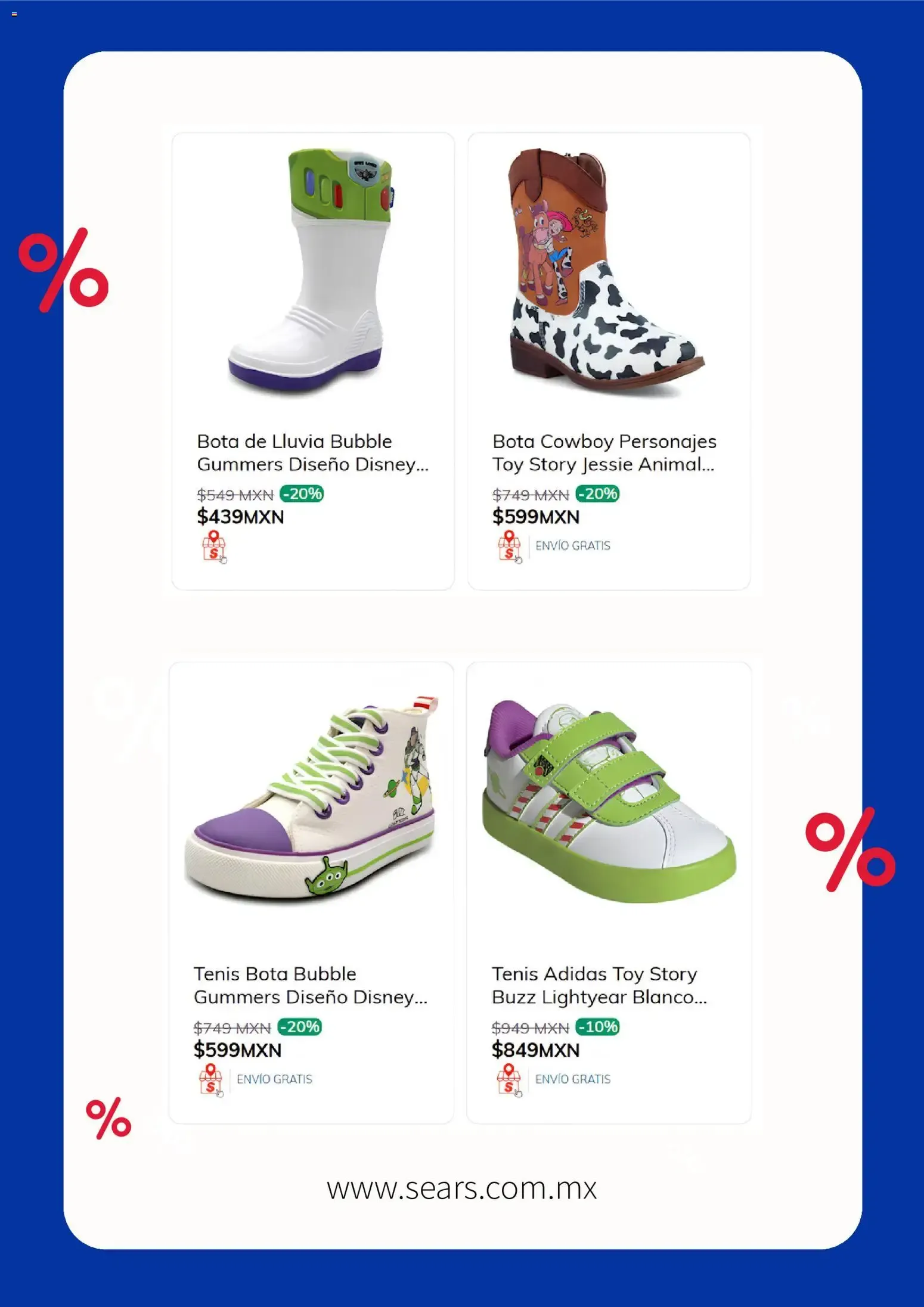 Catálogo de Sears: Calzado infantil de Toy Story 5 - Promociones 16 de junio al 16 de julio 2026 - Pagina 3