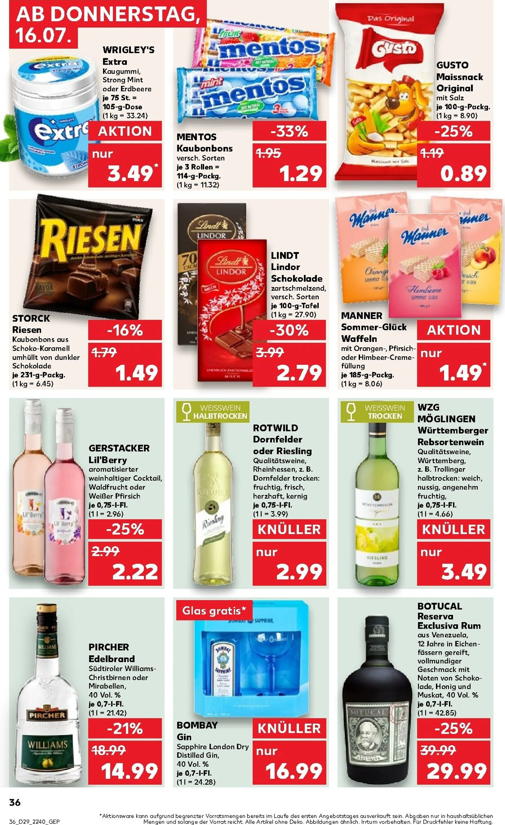 Kaufland Prospekt nächste Woche – von Donnerstag 16.07.2026 bis Mittwoch 22.07.2026 von 16. Juli bis 22. Juli 2026 - Prospekt seite 37
