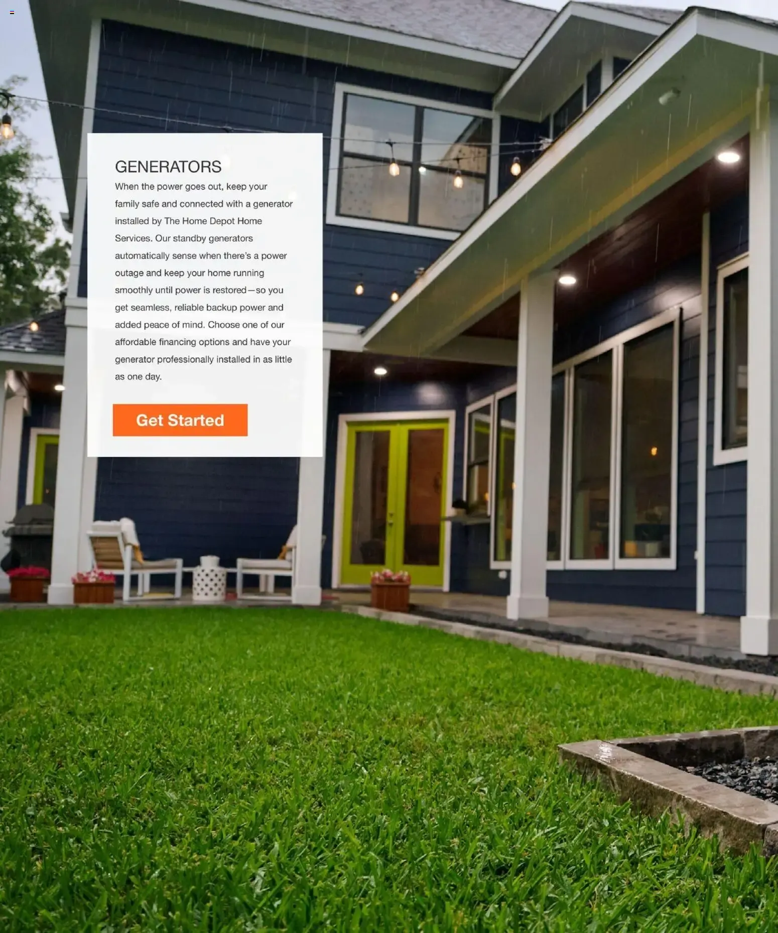 Weekly promotion Home Depot Home Services: Repairs, Remodels, Installs spanning from September 17 to December 31 2026 - Page 60 for Catalogue 365