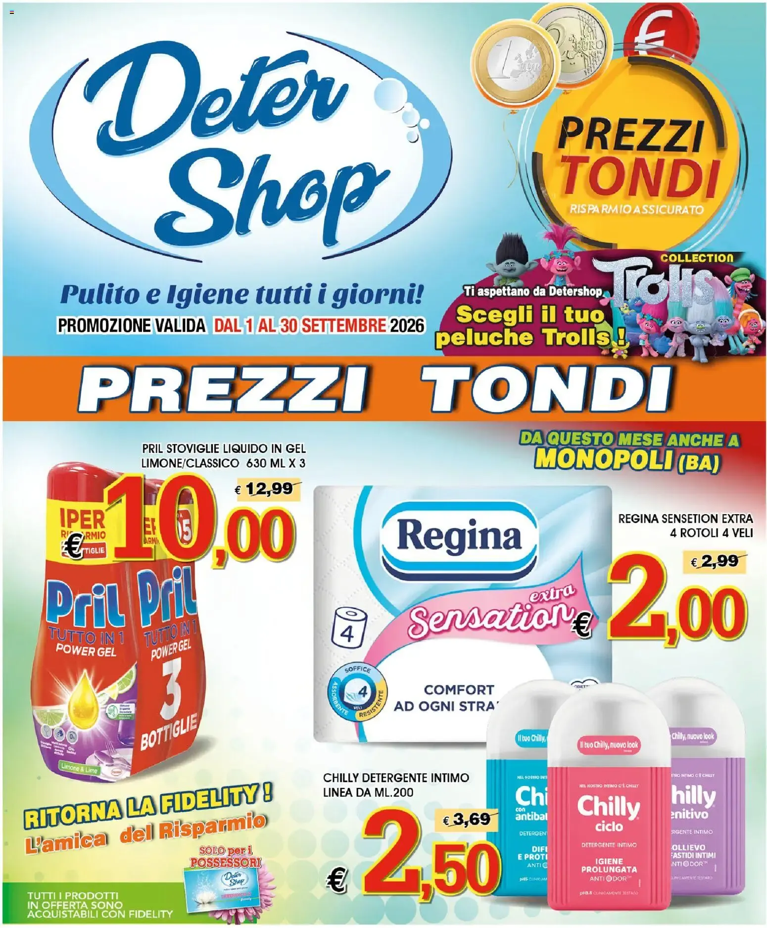 Deter Shop volantino dal 01/09/2026 - online Offerte da 1 settembre a 30 settembre di 2026 - Pagina del volantino 1