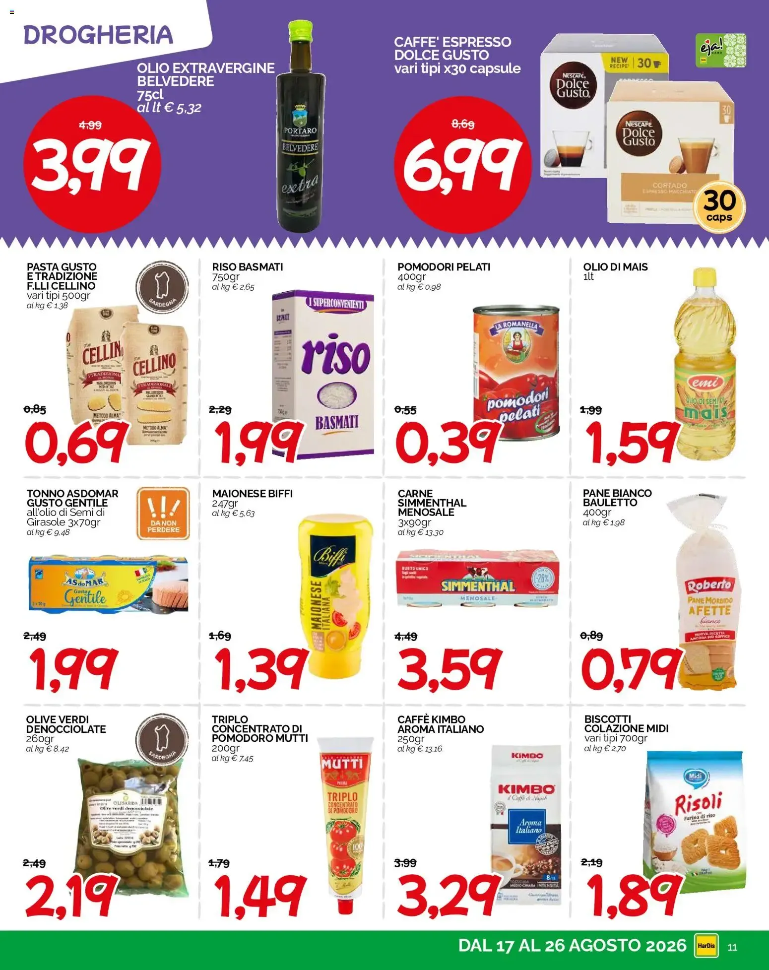 HarDis volantino dal 17/08/2026 - online Offerte da 17 agosto a 26 agosto di 2026 - Pagina del volantino 11