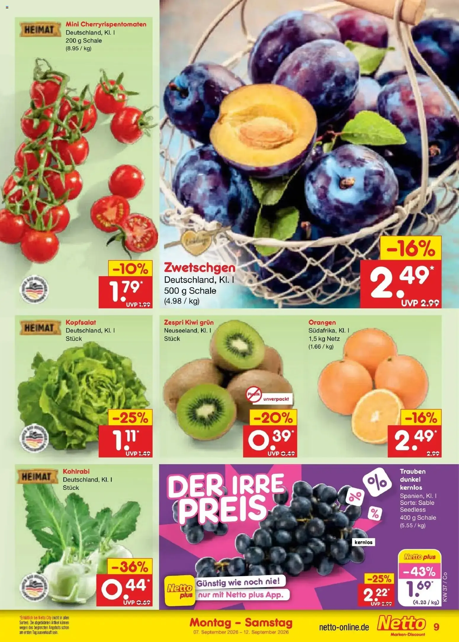 Netto Marken-Discount Prospekt Leipzig (ab 07.09.2026) » Angebote von 7. September bis 12. September 2026 - Prospekt seite 15