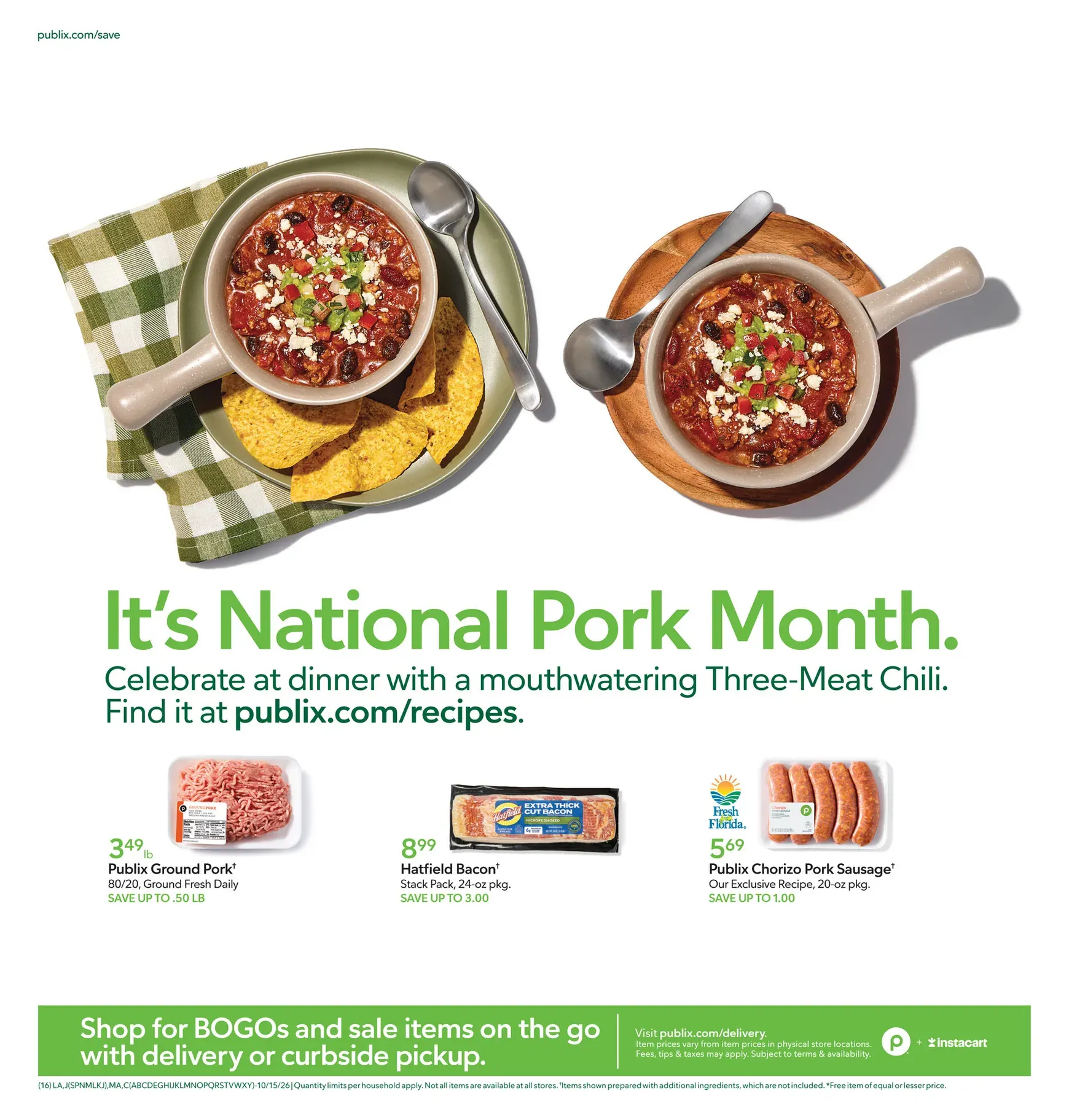 Weekly ad Current Publix leaflet valid from Thursday 10/15/2026 to Wednesday 10/21/2026 from October 15 to October 21 2026 - Page 16