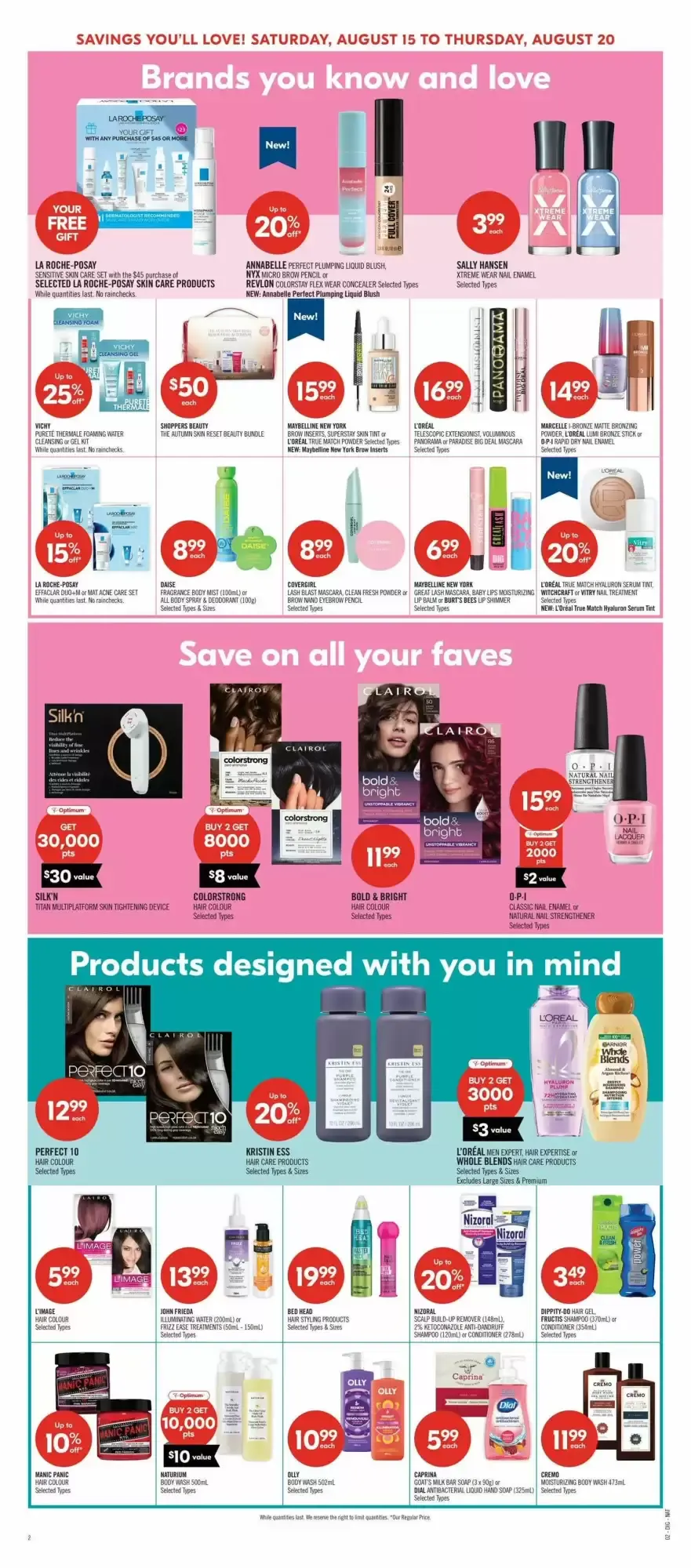 Shoppers Drug Mart flyer week 33 from August 15 to August 20 2026 - flyer page 19