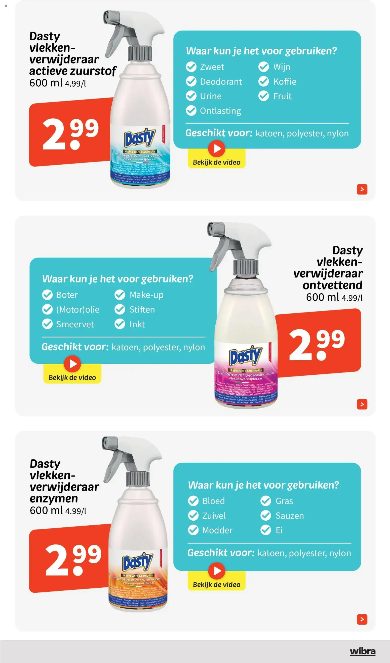 Wibra: Ofertas en productos Dasty van 3 september tot 5 oktober 2026 - Folder pagina 20