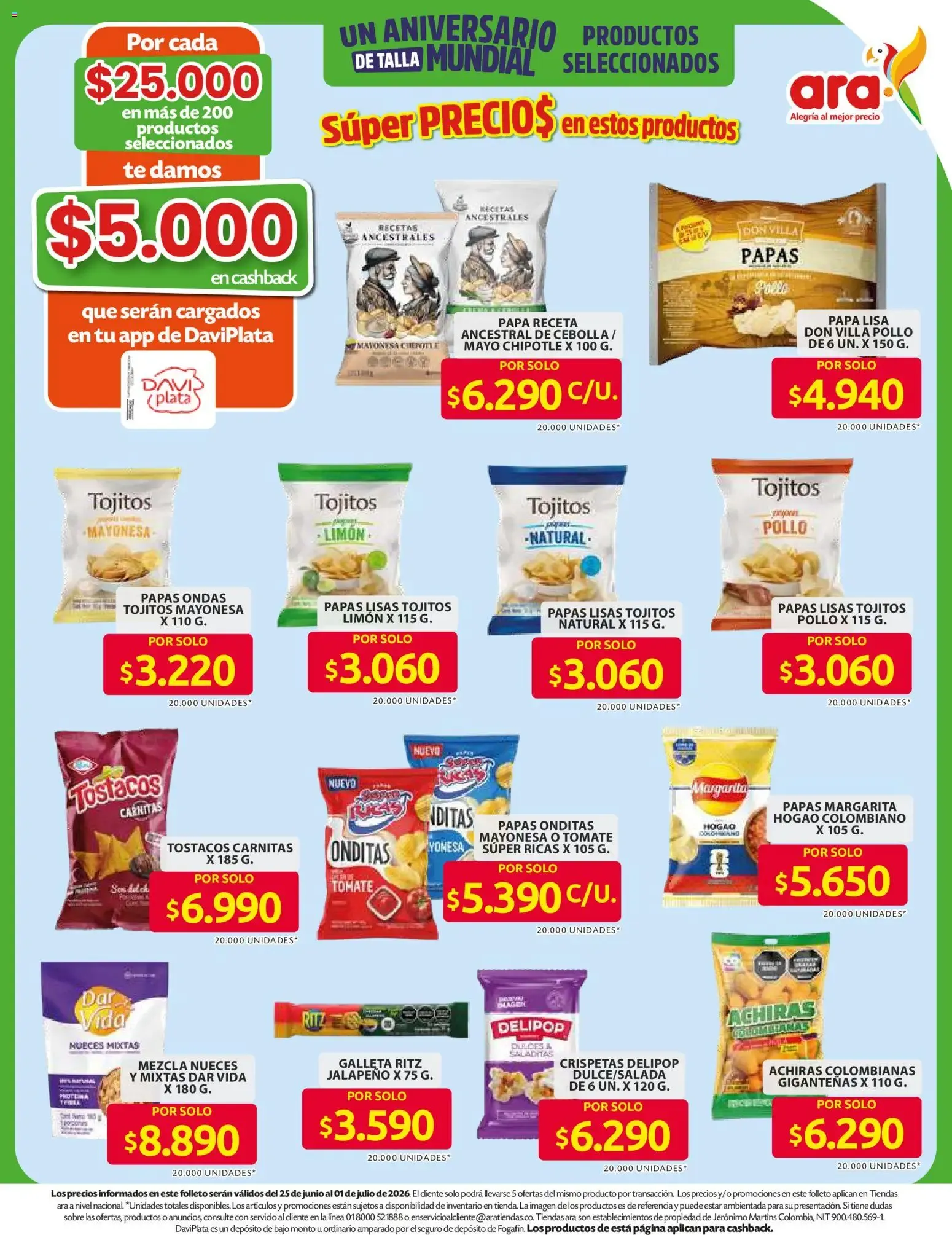 Catalogo de Ara catálogo un aniversario de talla mundial desde el 11/06/2026 > Revistas Junio 11 de junio al 8 de julio 2026 - Pag 13