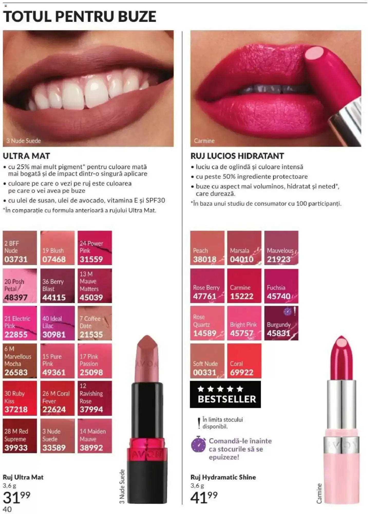 Catalog Catalog Avon de la 1 septembrie până la 30 septembrie 2026 - Revista Pagina 40