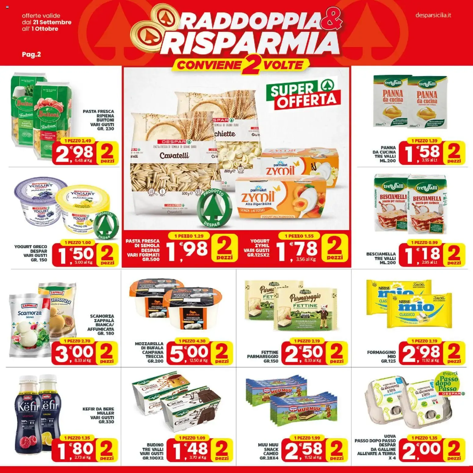 Raddoppia & Risparmia da 21 settembre a 1 ottobre di 2026 - Pagina del volantino 2
